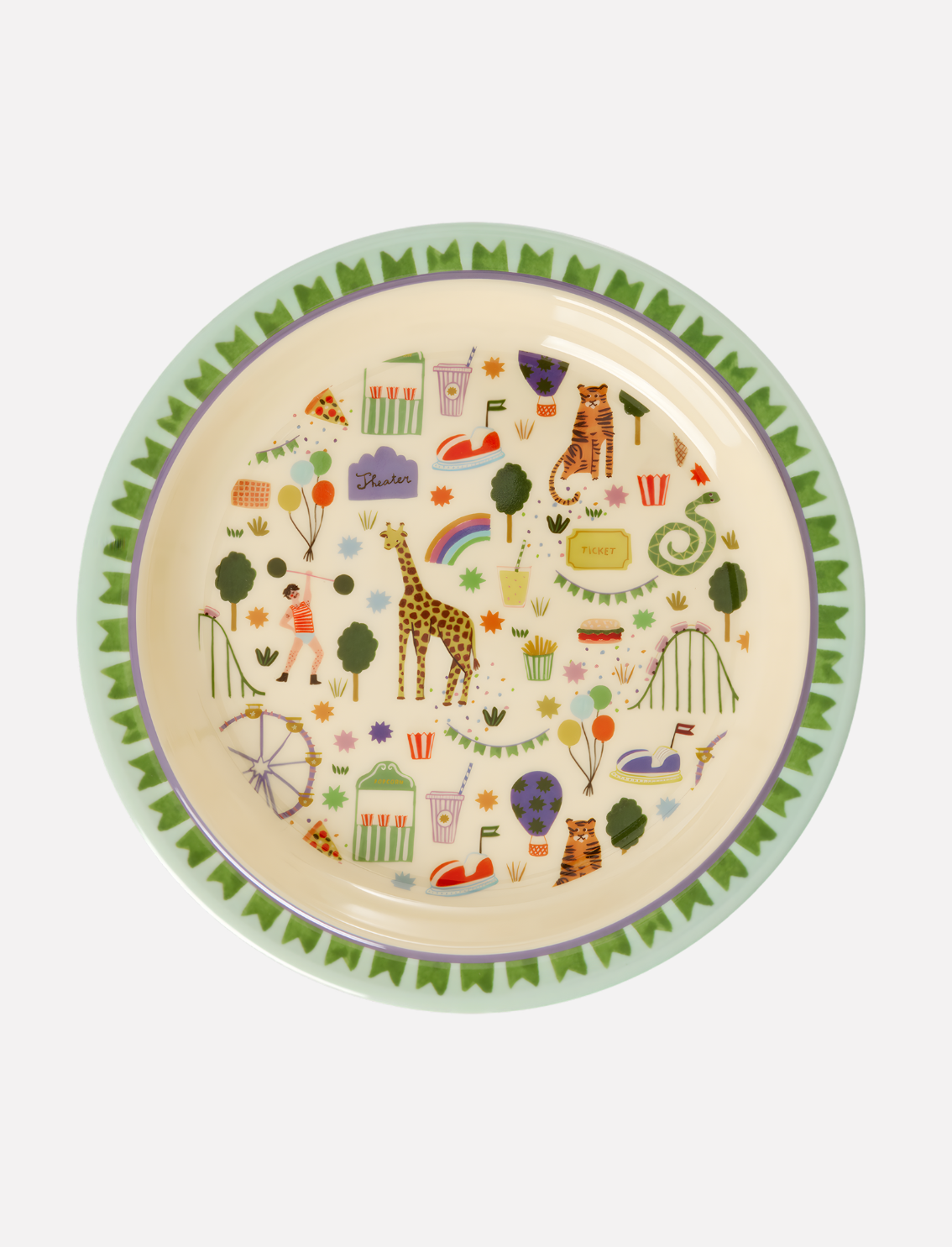צלחת מלמין Green Fair