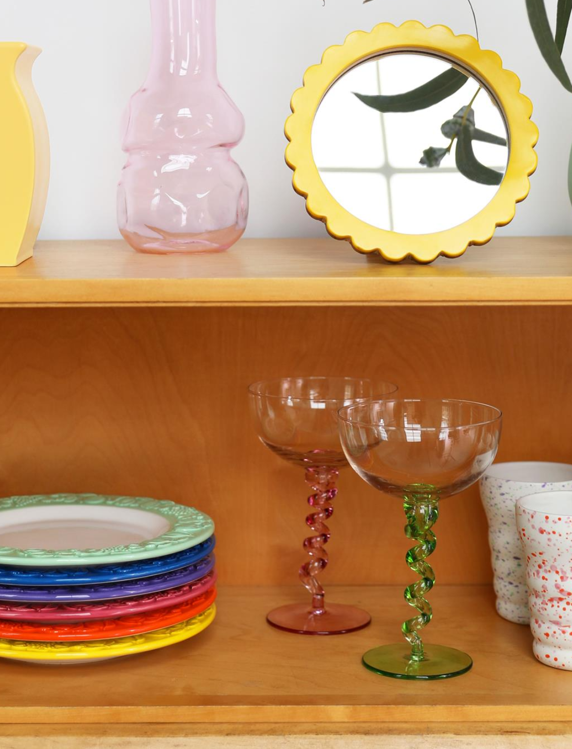 סט 2 כוסות Coupe spiral