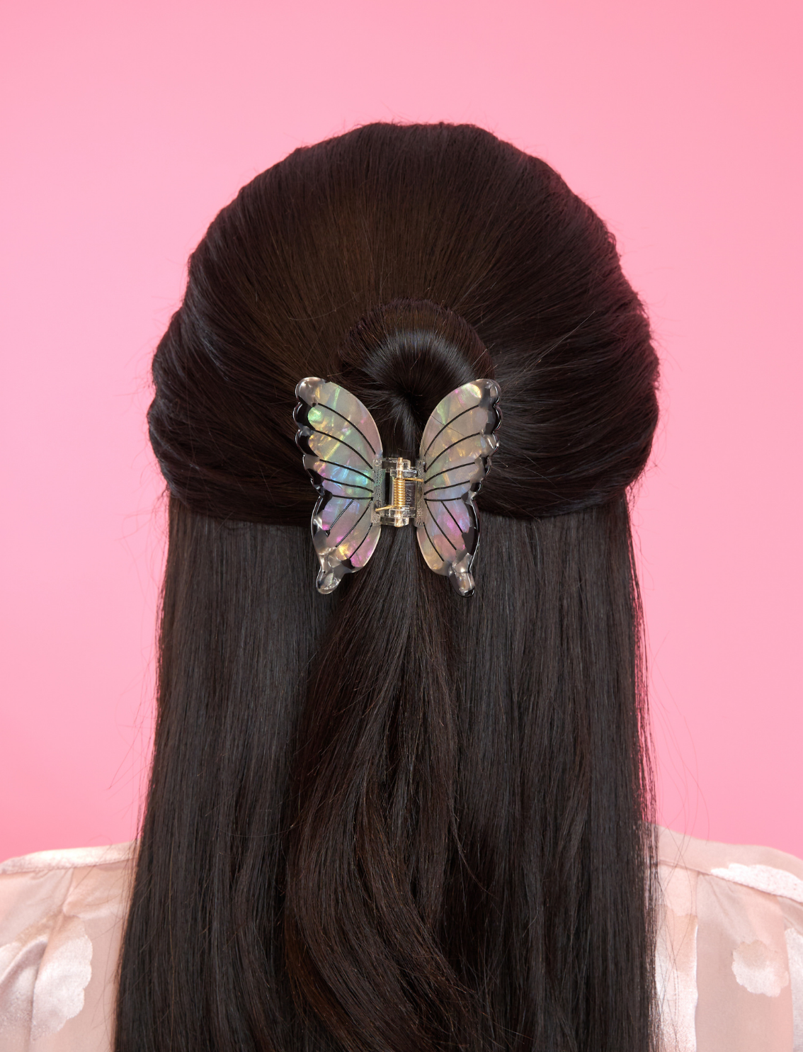 קליפס לשיער White Butterfly