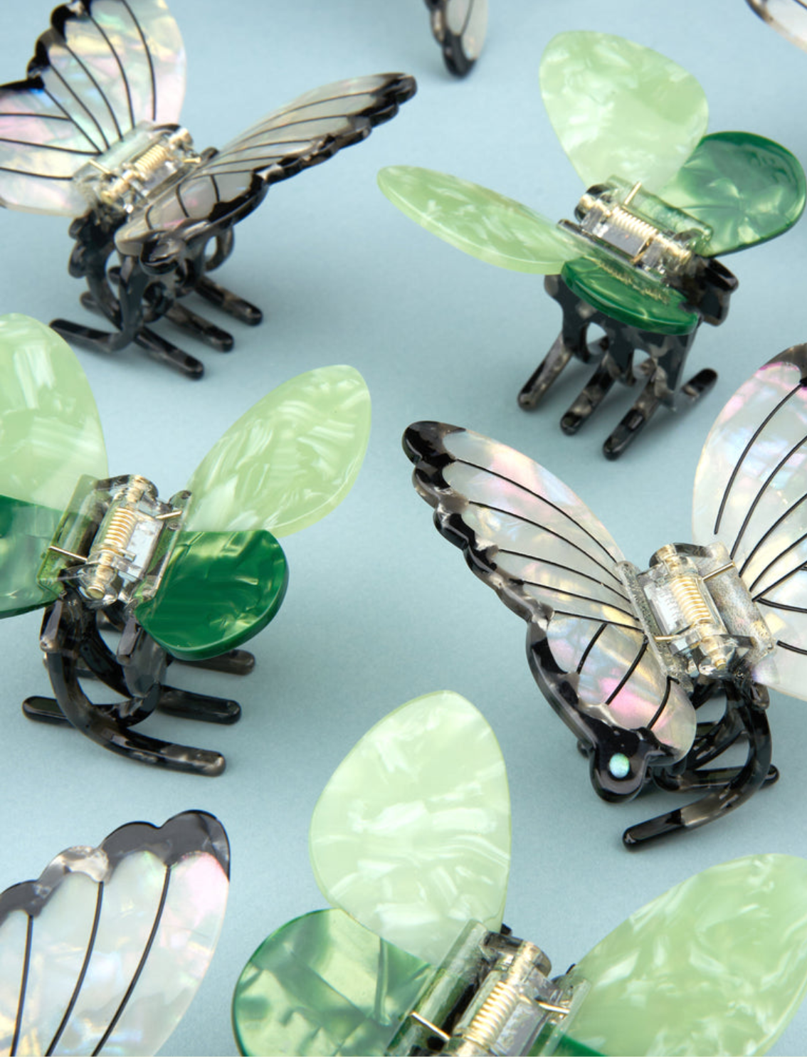 קליפס לשיער White Butterfly