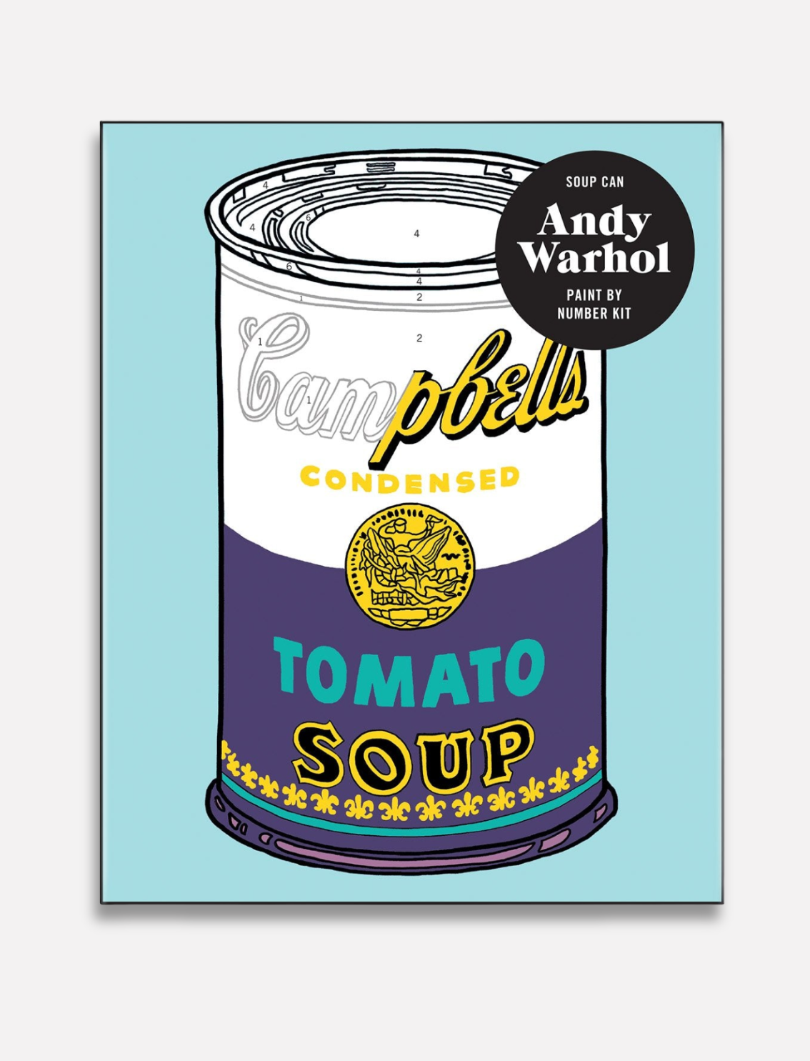 ערכת צביעה לפי מספרים: Andy Warhol Soup Can