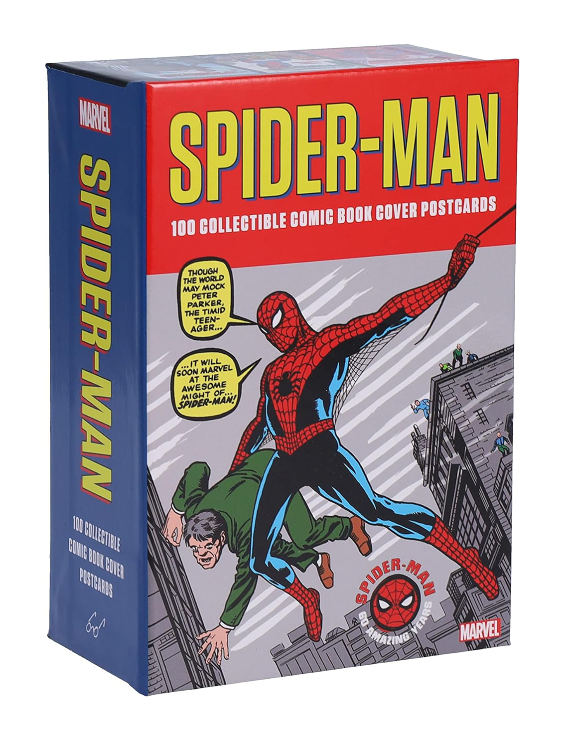 מארז 100 גלויות Spider-Man: Collectible Comic Book Covers