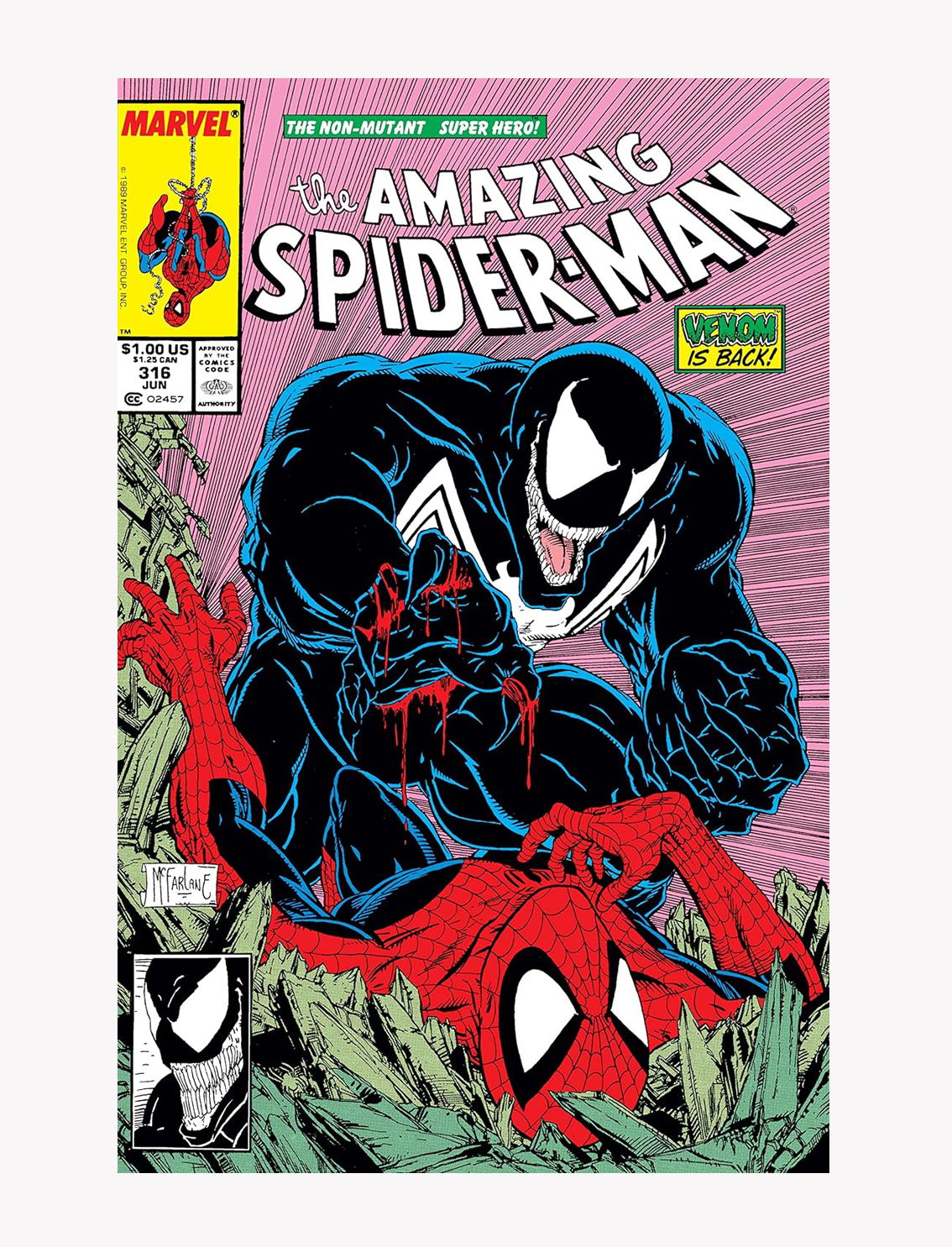 מארז 100 גלויות Spider-Man: Collectible Comic Book Covers