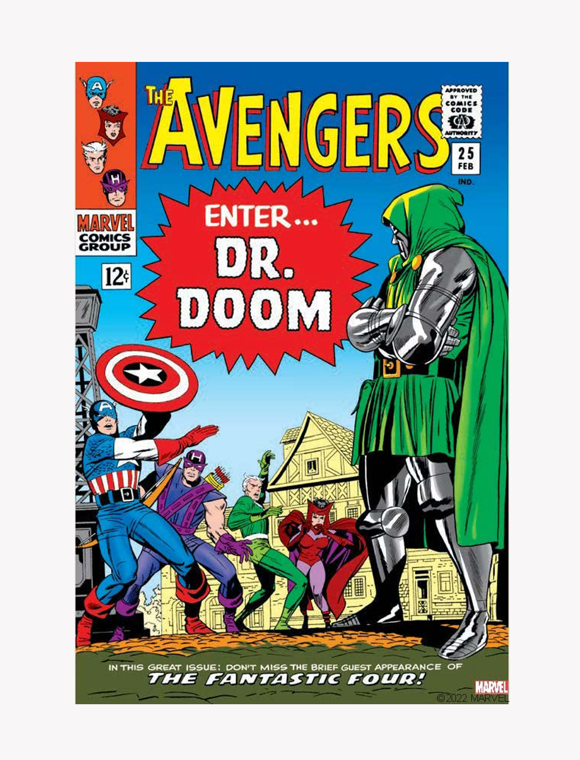 מארז 100 גלויות Avengers: Collectible Comic Book Covers