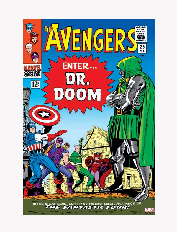 מארז 100 גלויות Avengers: Collectible Comic Book Cover