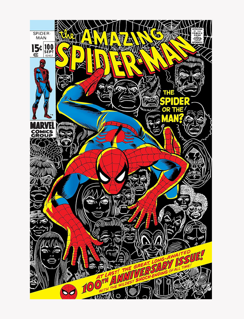 Spider-Man: 100 Collectible Comic Book Cover Postcards