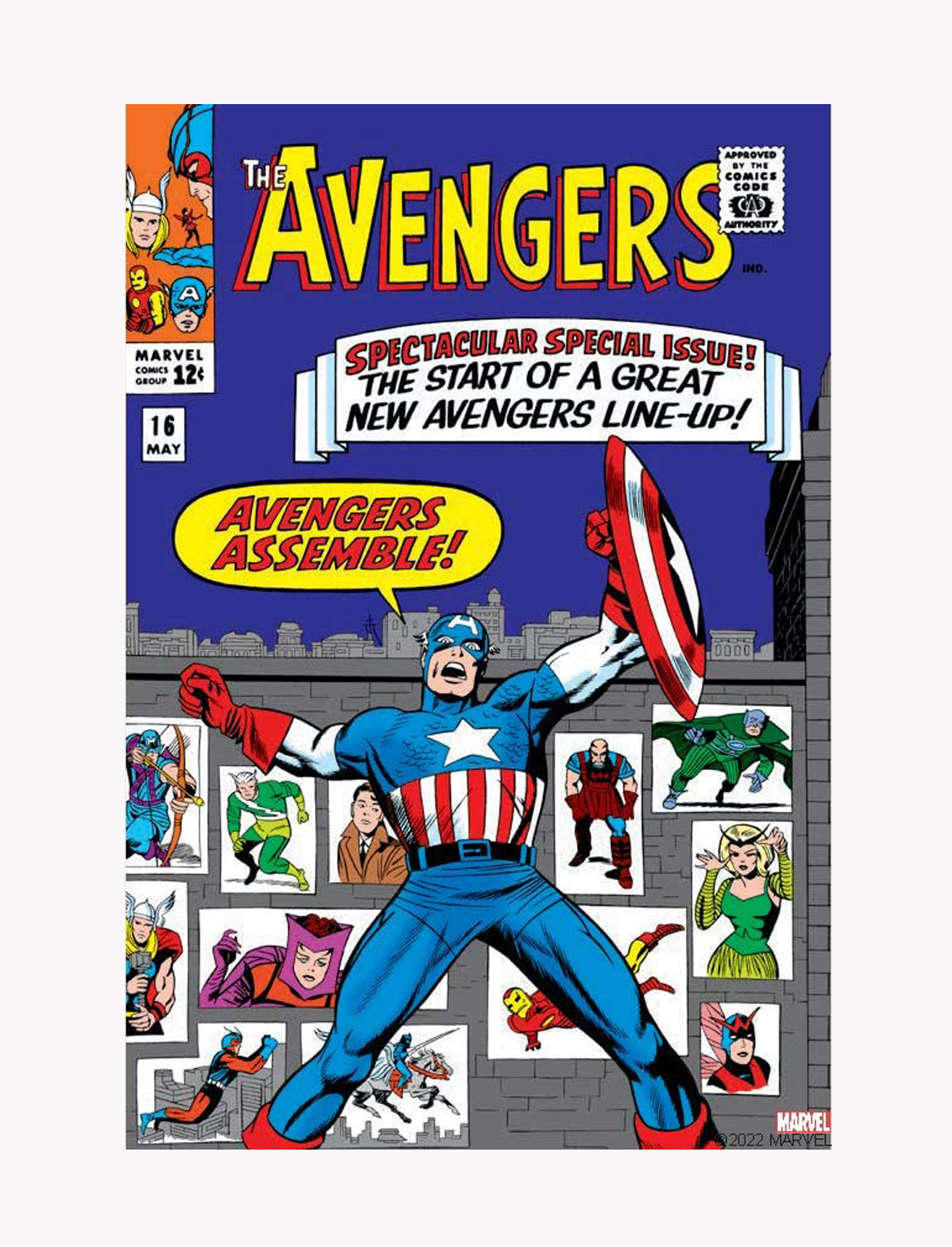 מארז 100 גלויות Avengers: Collectible Comic Book Covers