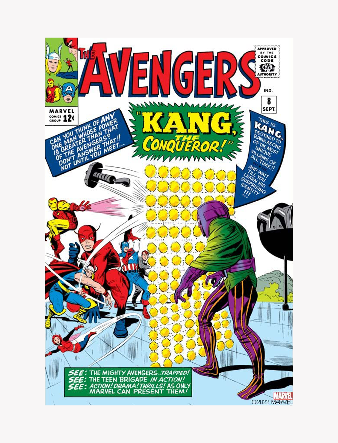 מארז 100 גלויות Avengers: Collectible Comic Book Covers