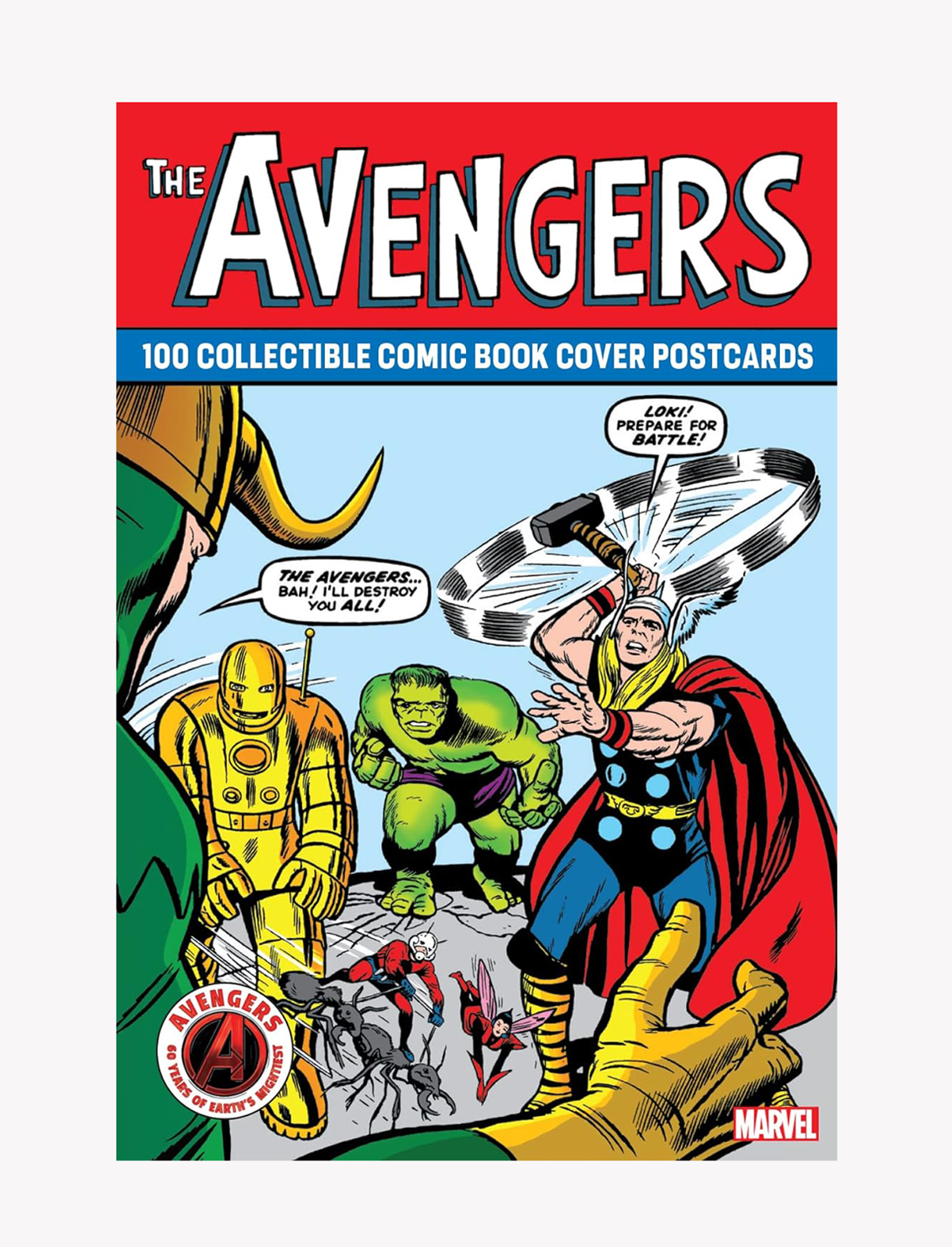 מארז 100 גלויות Avengers: Collectible Comic Book Covers