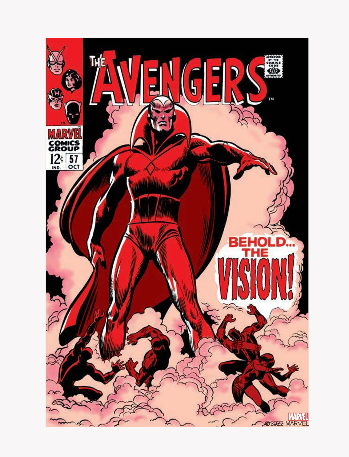 מארז 100 גלויות Avengers: Collectible Comic Book Covers