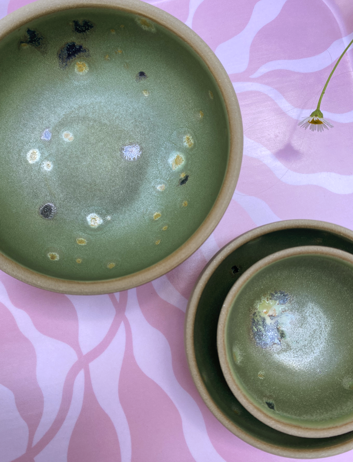 סט 3 קוקוטים Green