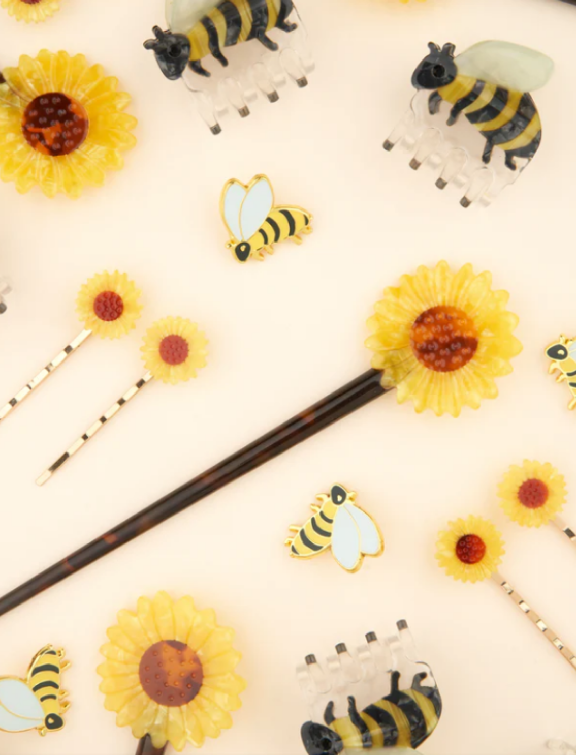 מיני קליפס לשיער Bee