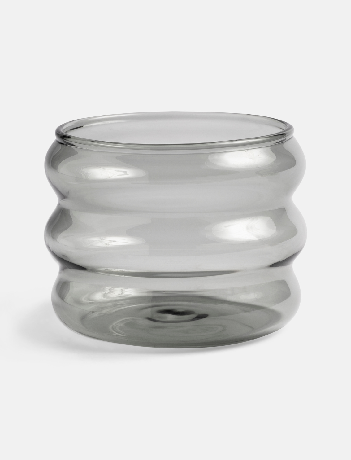 סט 6 כוסות Glass Chubby - Double Pink