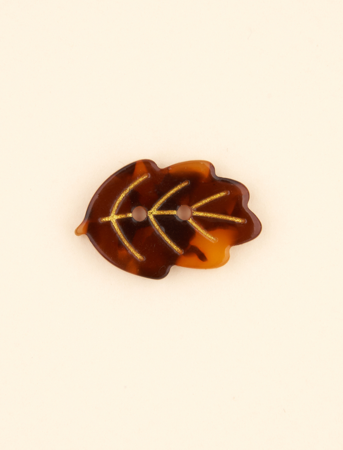 סט 6 כפתורים Leaves