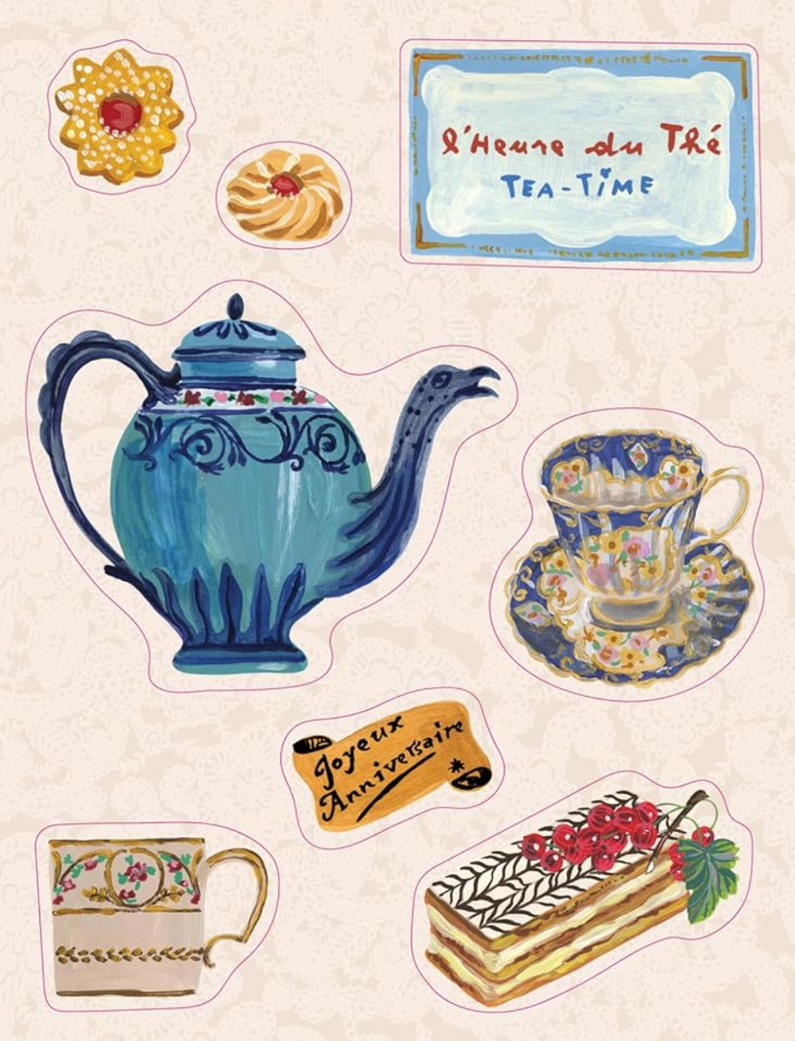 ספר מדבקות מאוירות Nathalie Lété