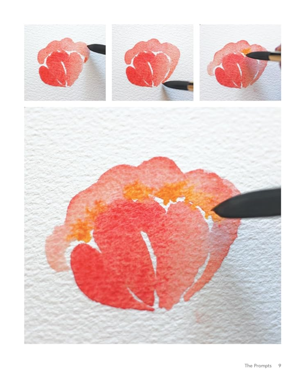 ספר יצירה: Pocket Prompts Watercolor