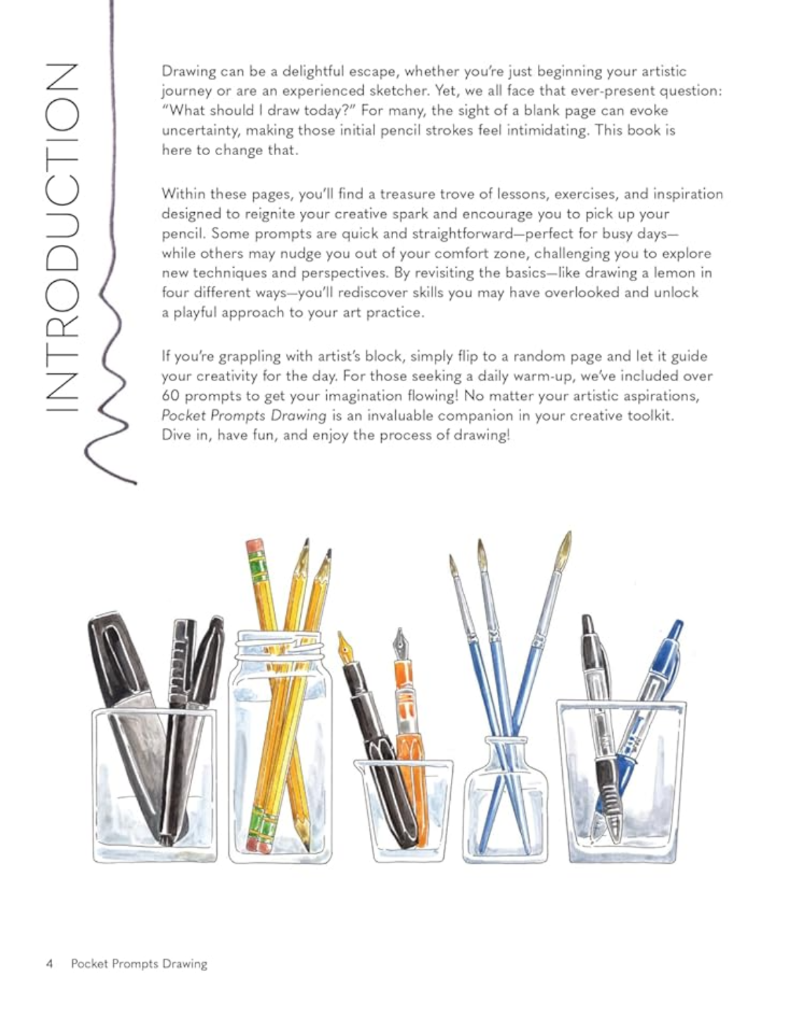 ספר יצירה: Pocket Prompts Drawing
