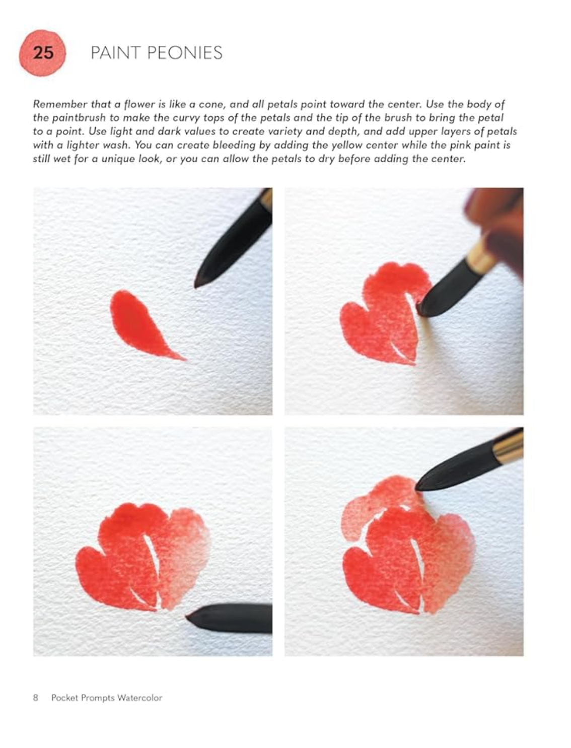 ספר יצירה: Pocket Prompts Watercolor