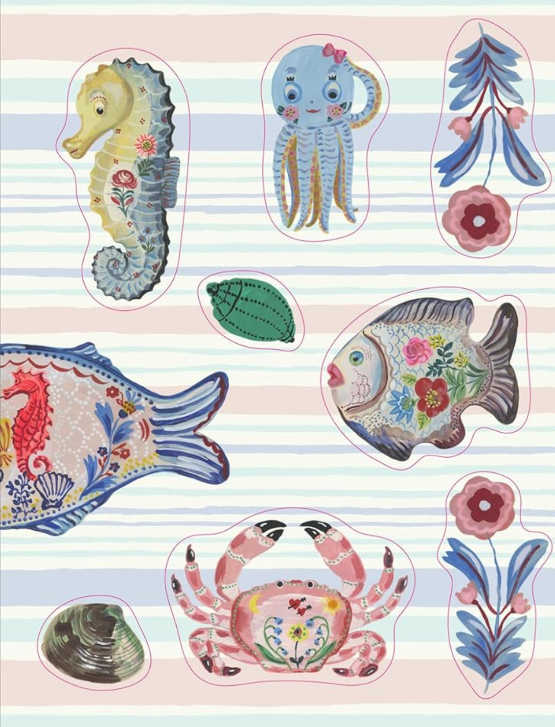 ספר מדבקות מאוירות Nathalie Lété