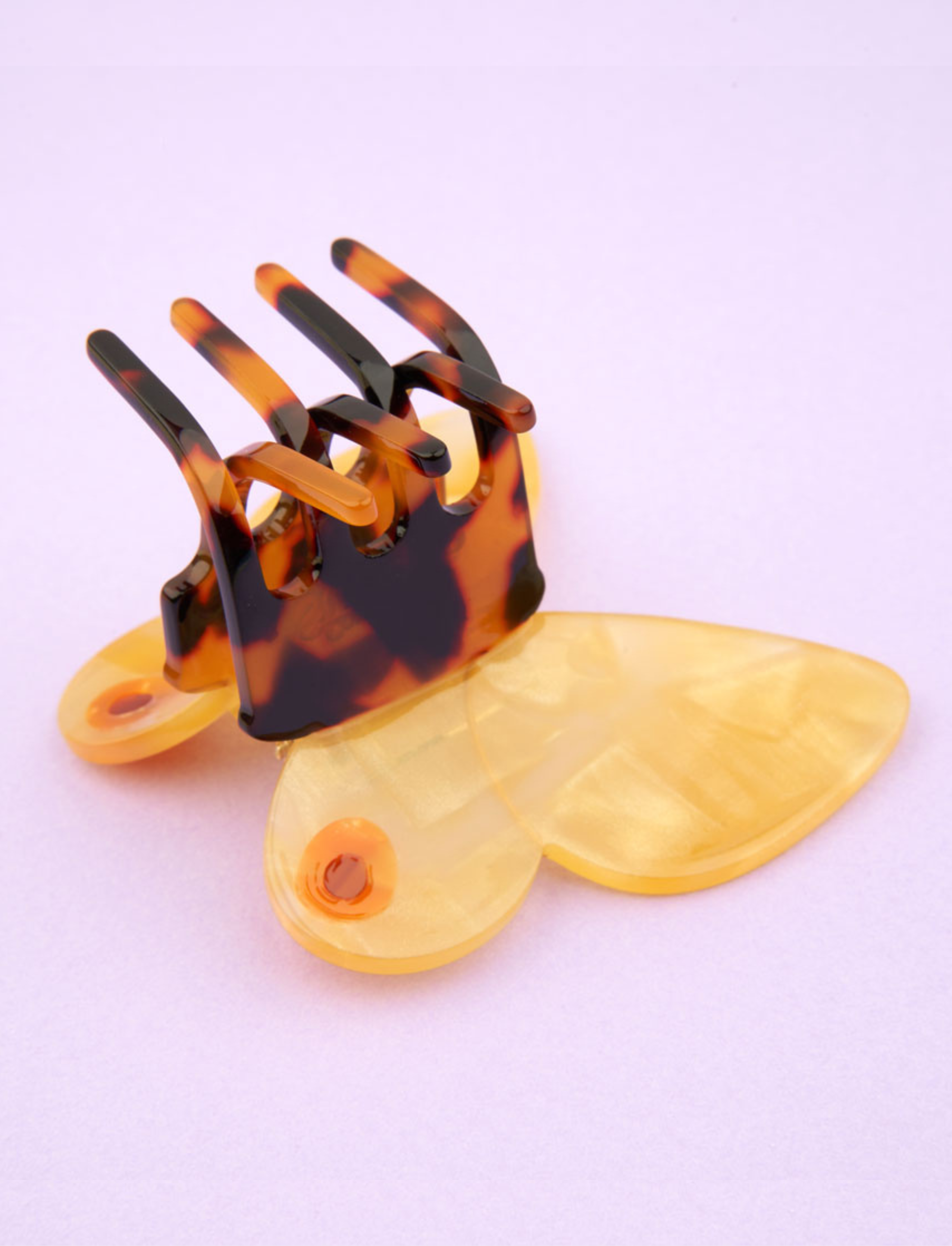 קליפס לשיער Yellow Butterfly