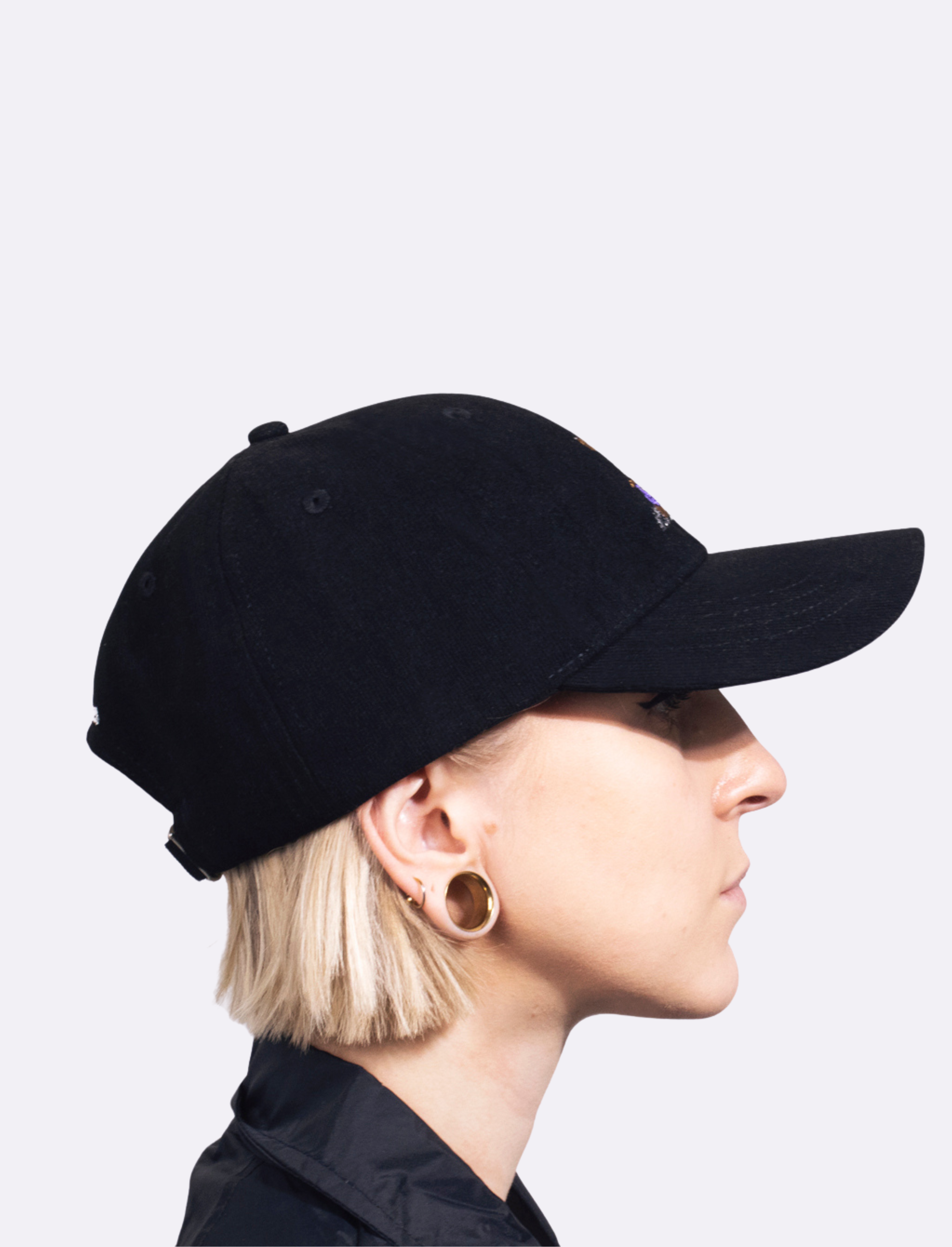 Moomin Black Corduroy Cap Sniff