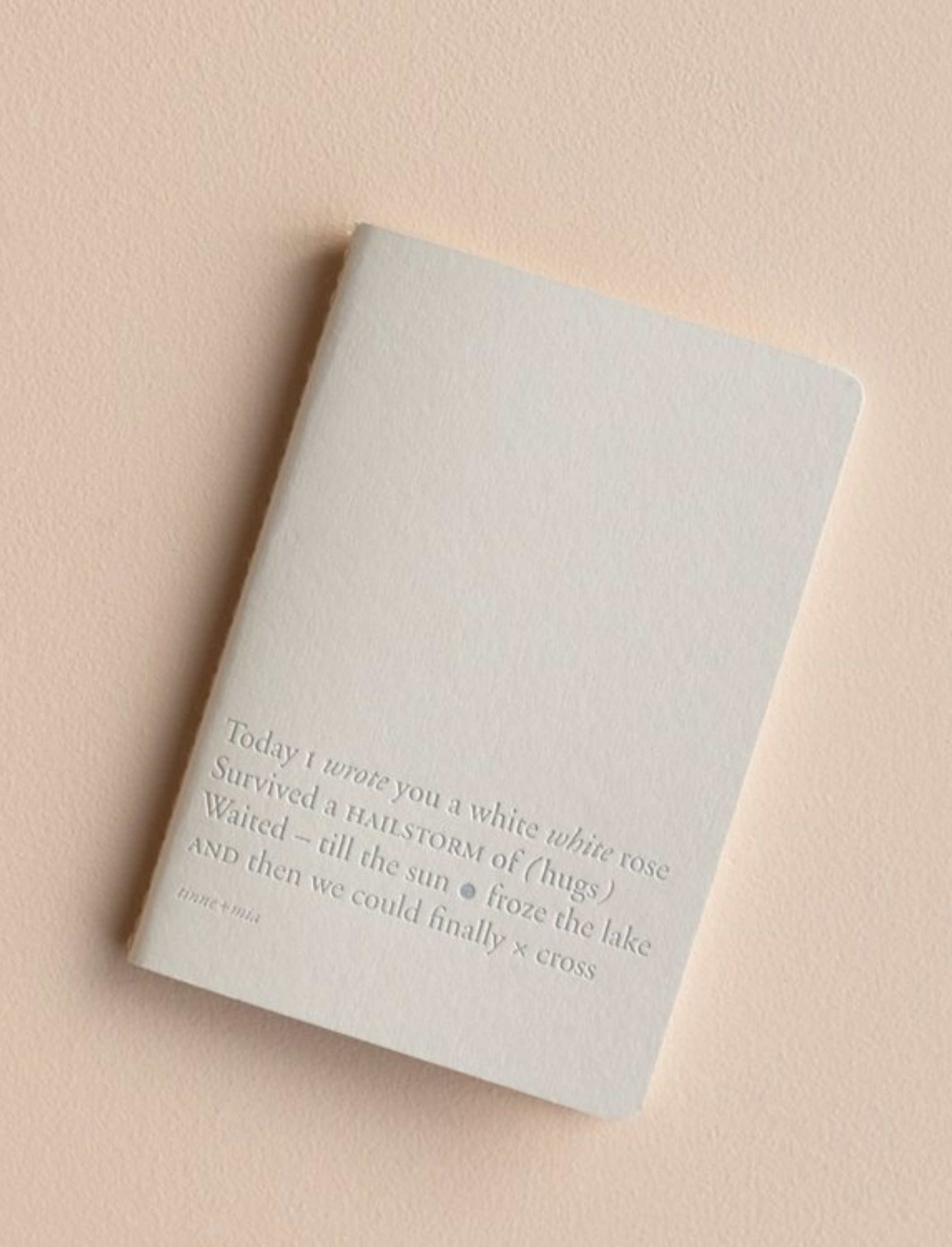 יומן כיס A6 Cloud Dancer