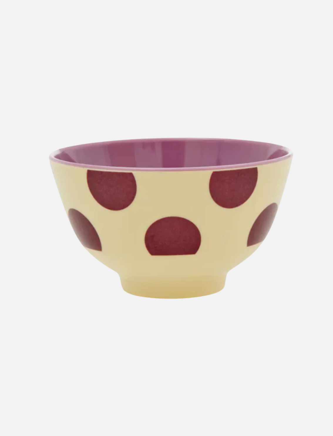 קערת מלמין Purple Dots