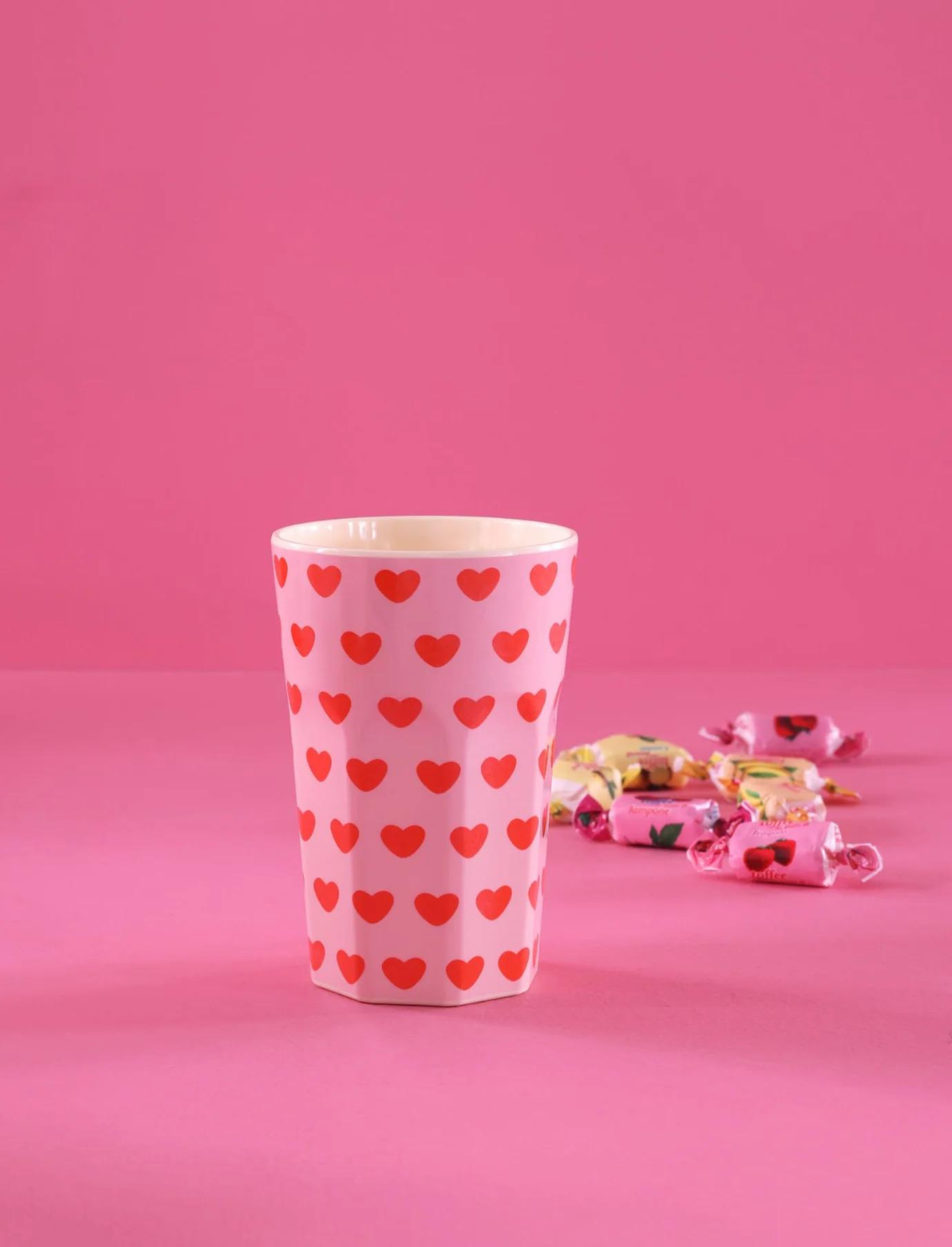 כוס לאטה Hearts
