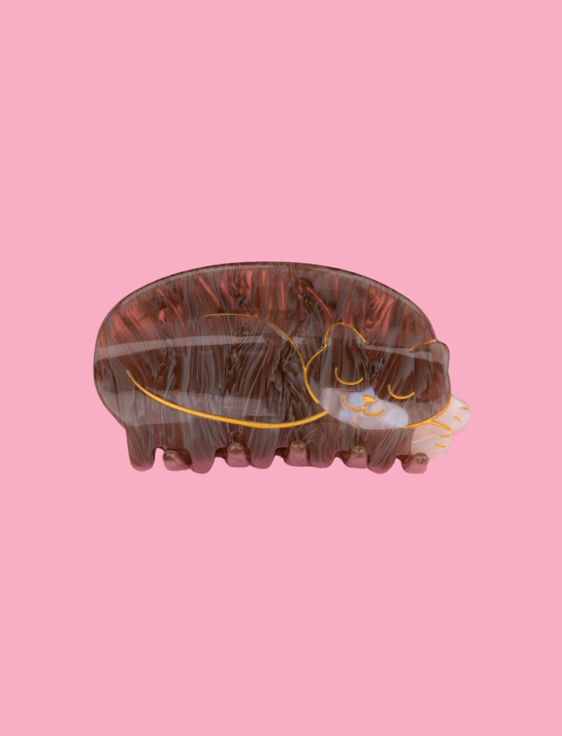 קליפס לשיער Sleeping Cat