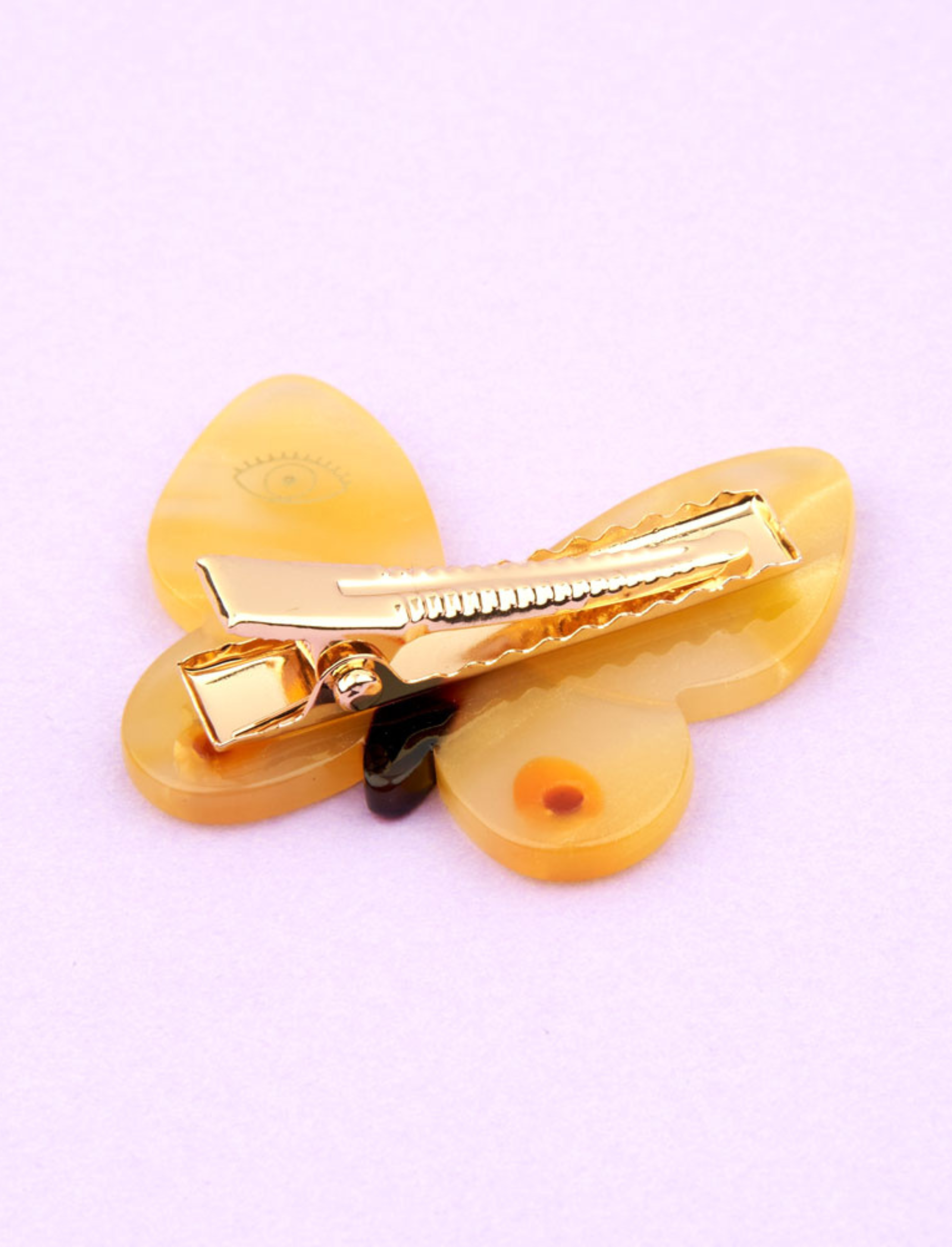 סיכה לשיער Yellow Butterfly
