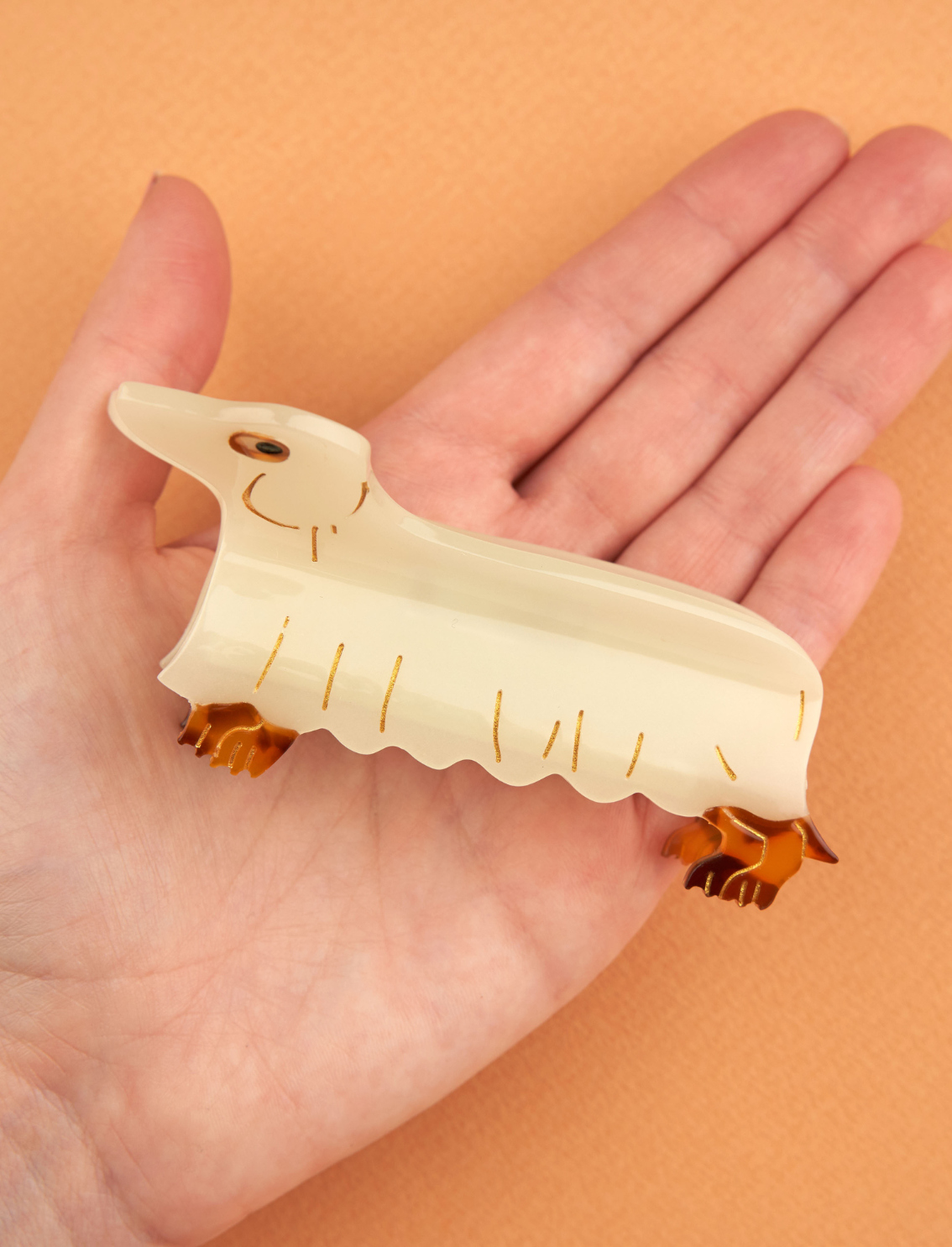 קליפס לשיער זוהר בחושך Dog