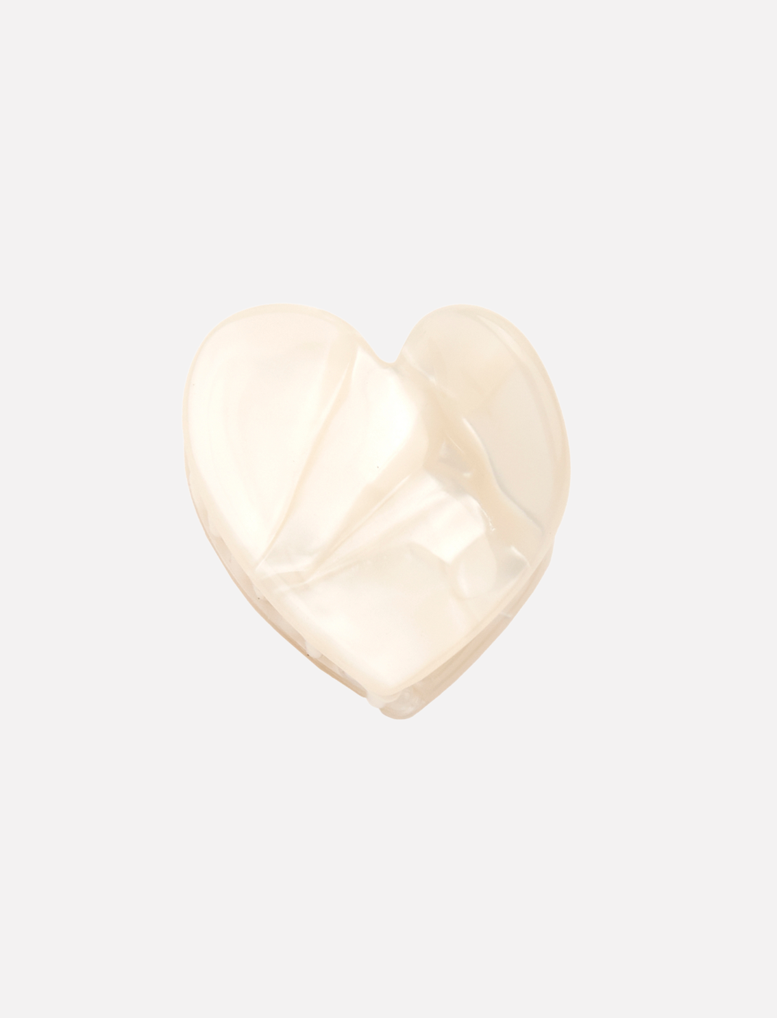 מיני קליפס לשיער White Heart