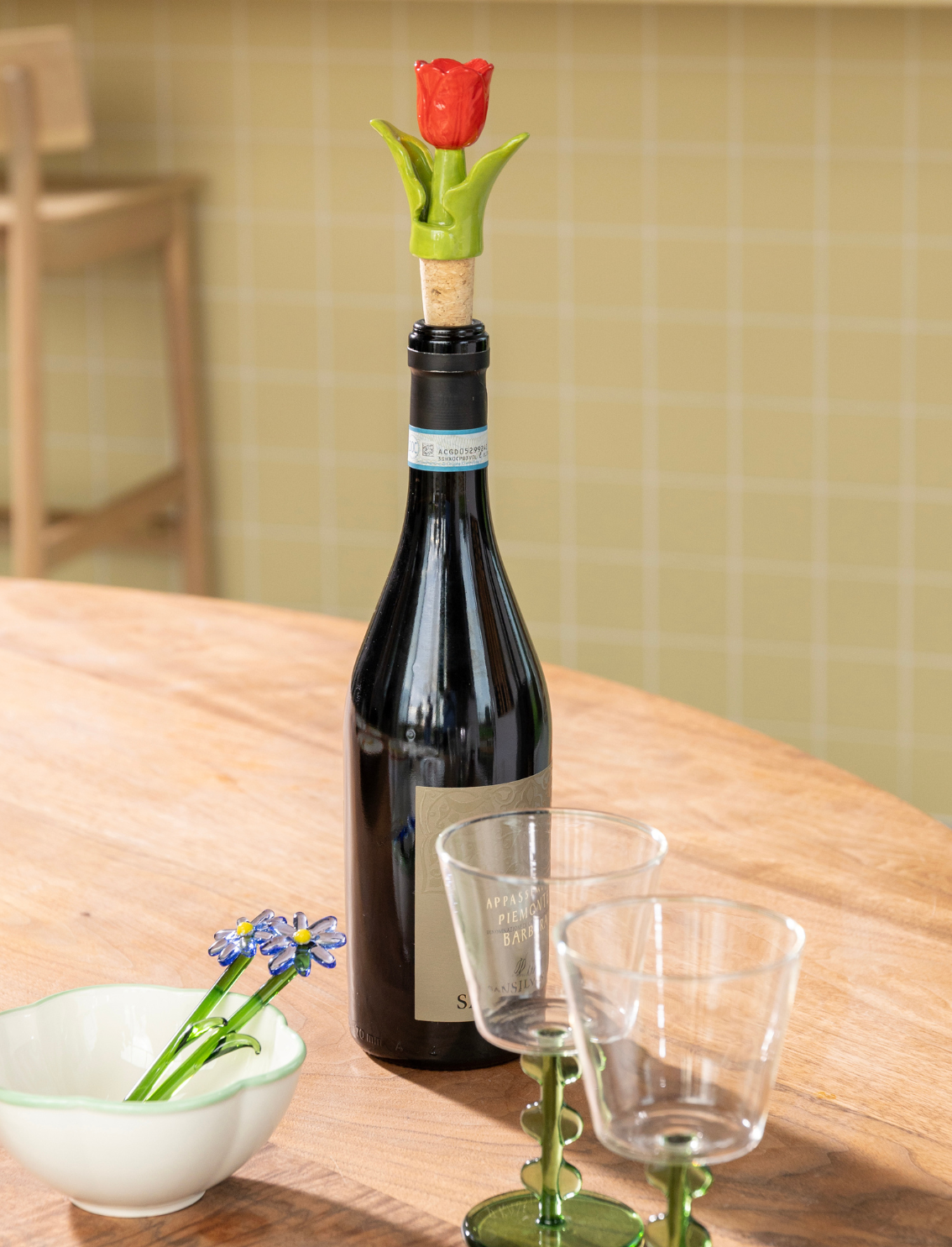 Almost Perfect - פקק לבקבוק יין Red Tulip