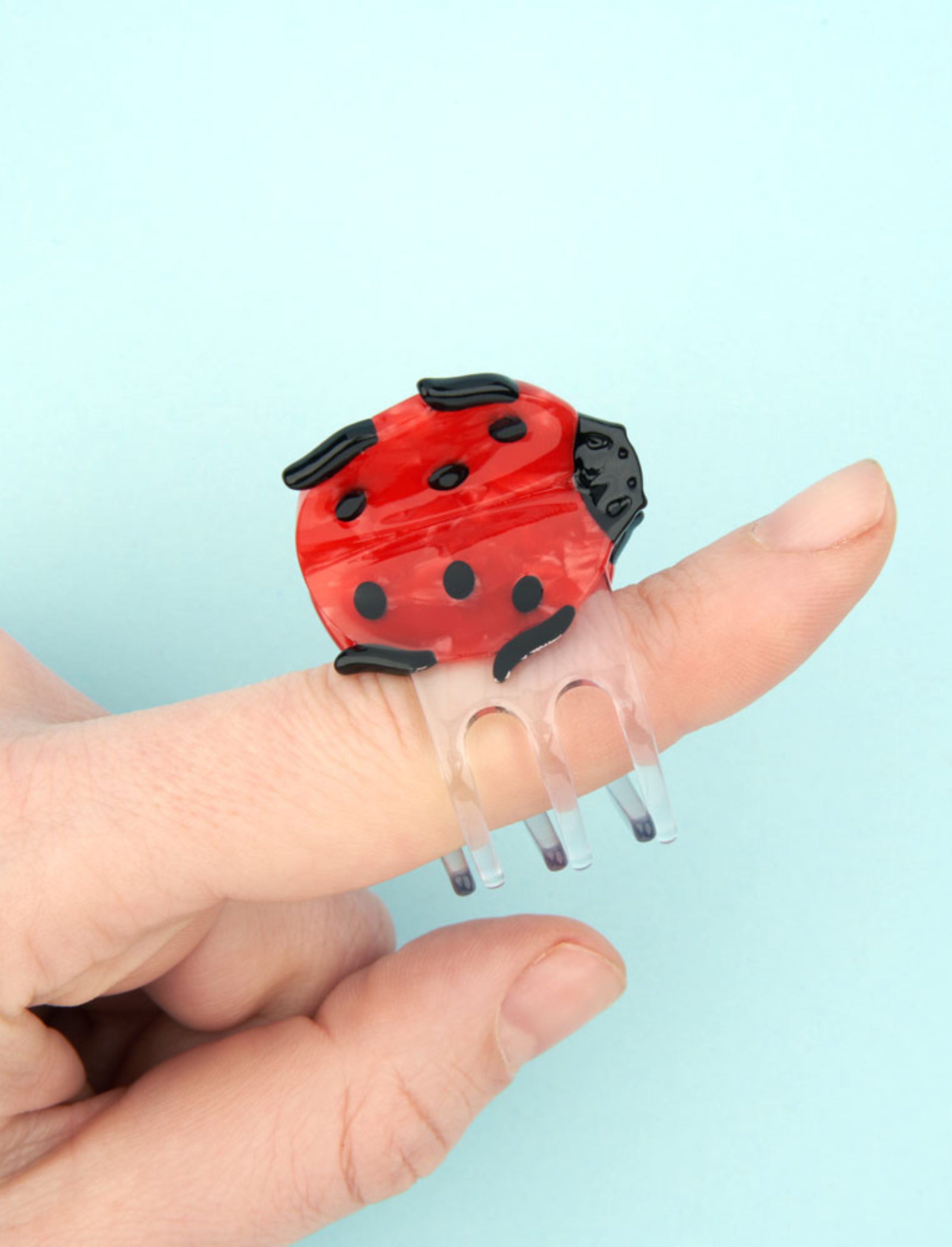 מיני קליפס לשיער Ladybug