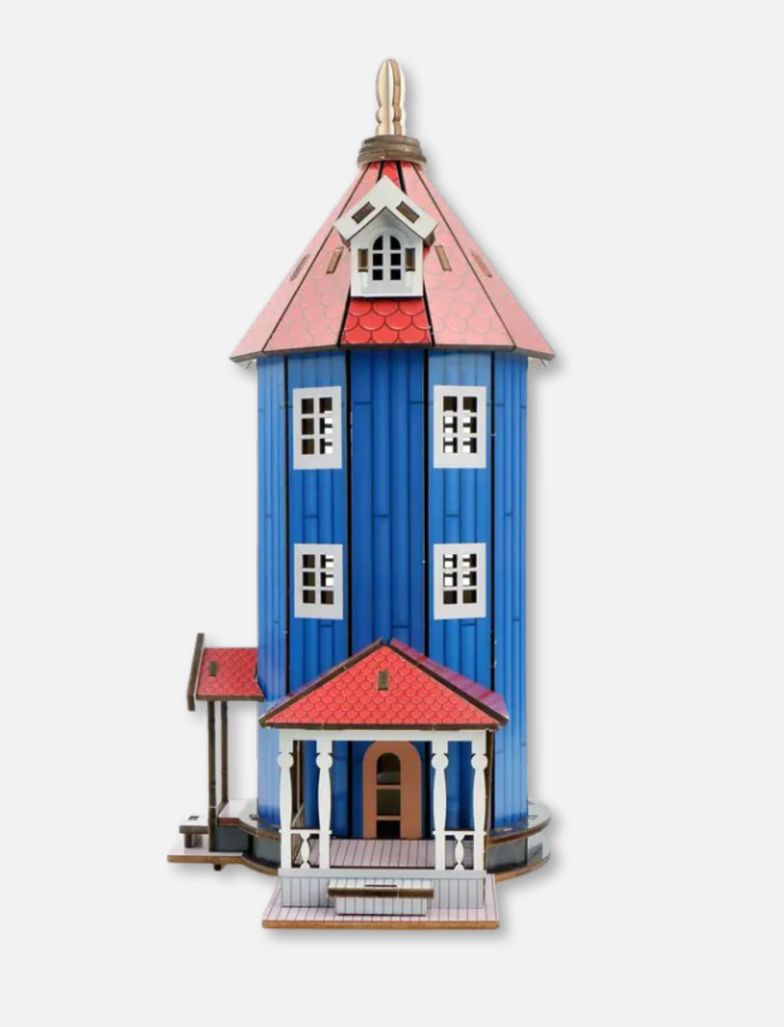 מנורת עץ להרכבה Moomin House