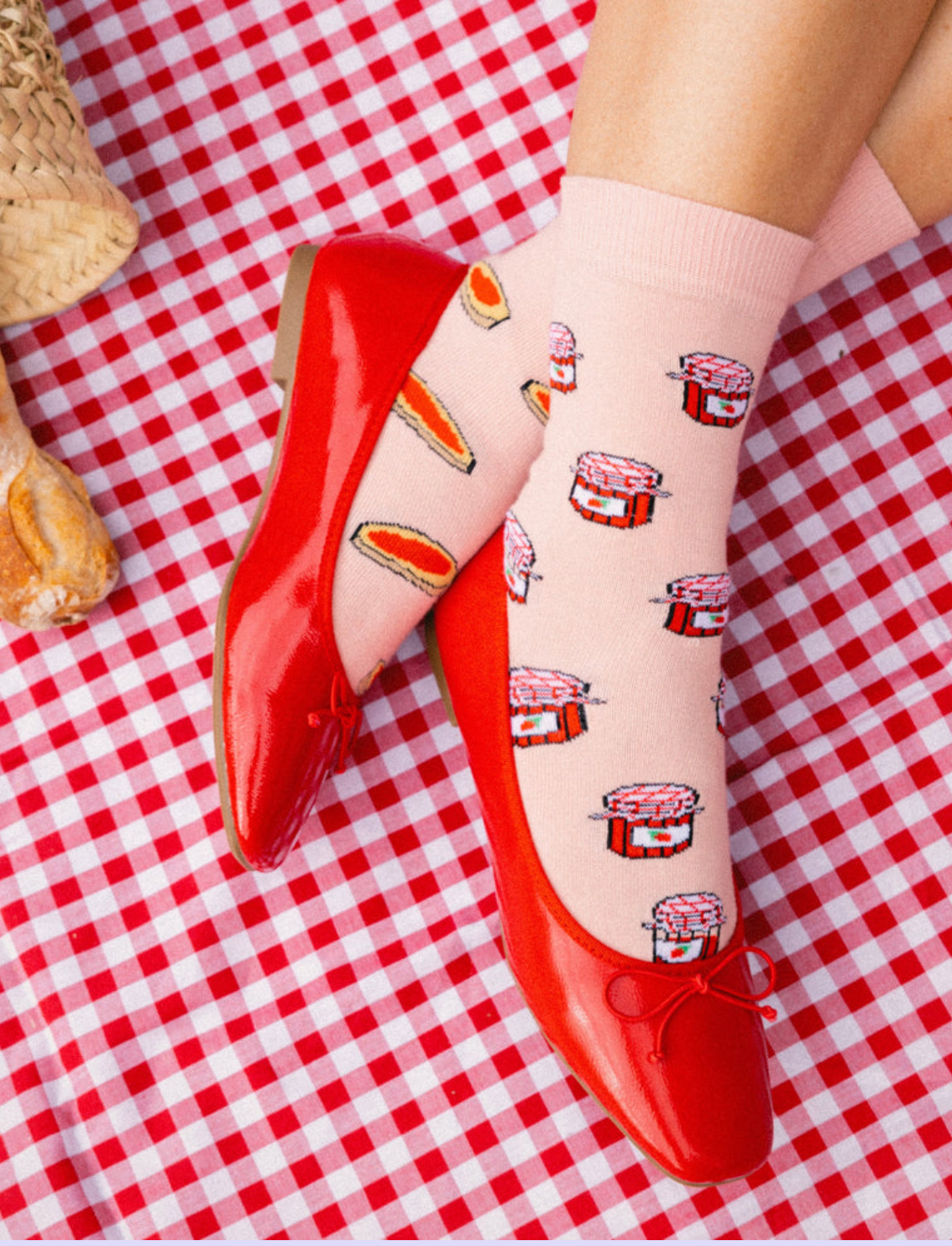 גרבי כותנה Strawberry Jam
