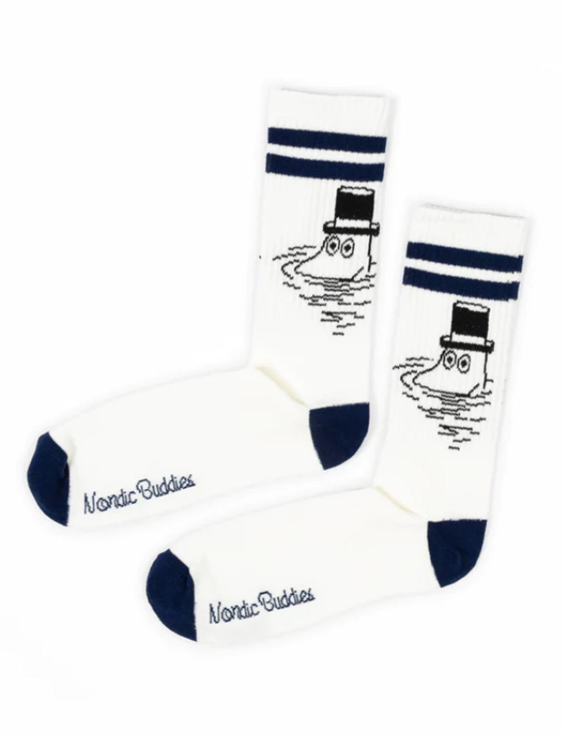 Moomin Man Cotton Socks Red&Blue