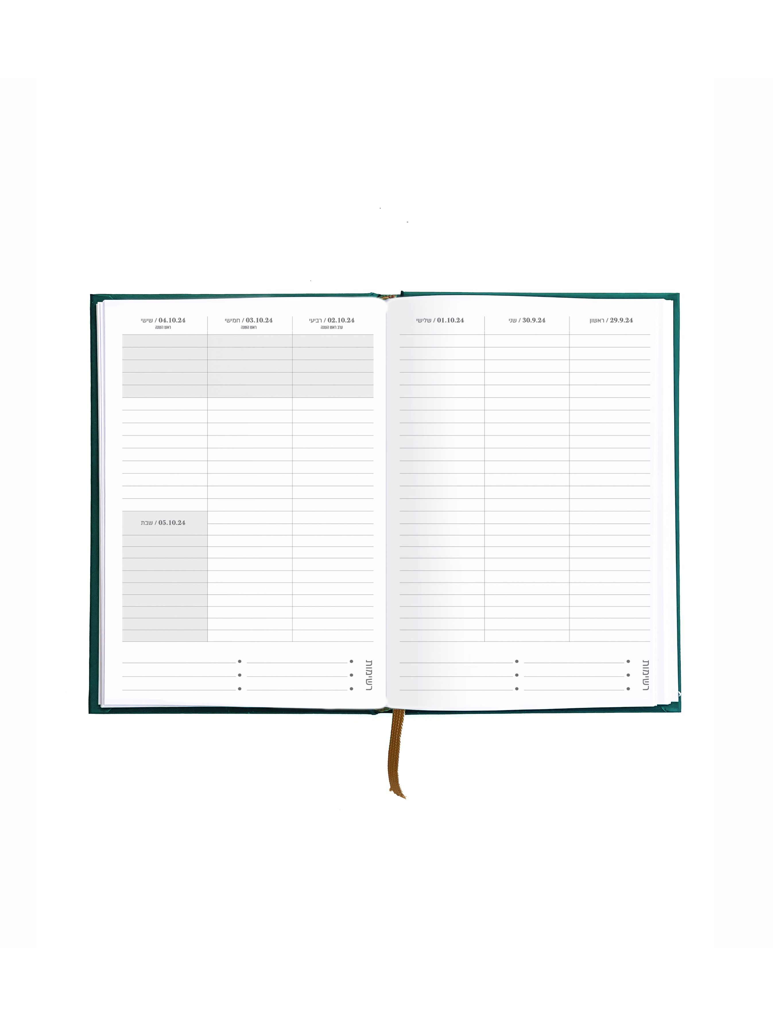 פלאנר/יומן שבועי 2024-2025 Symbols