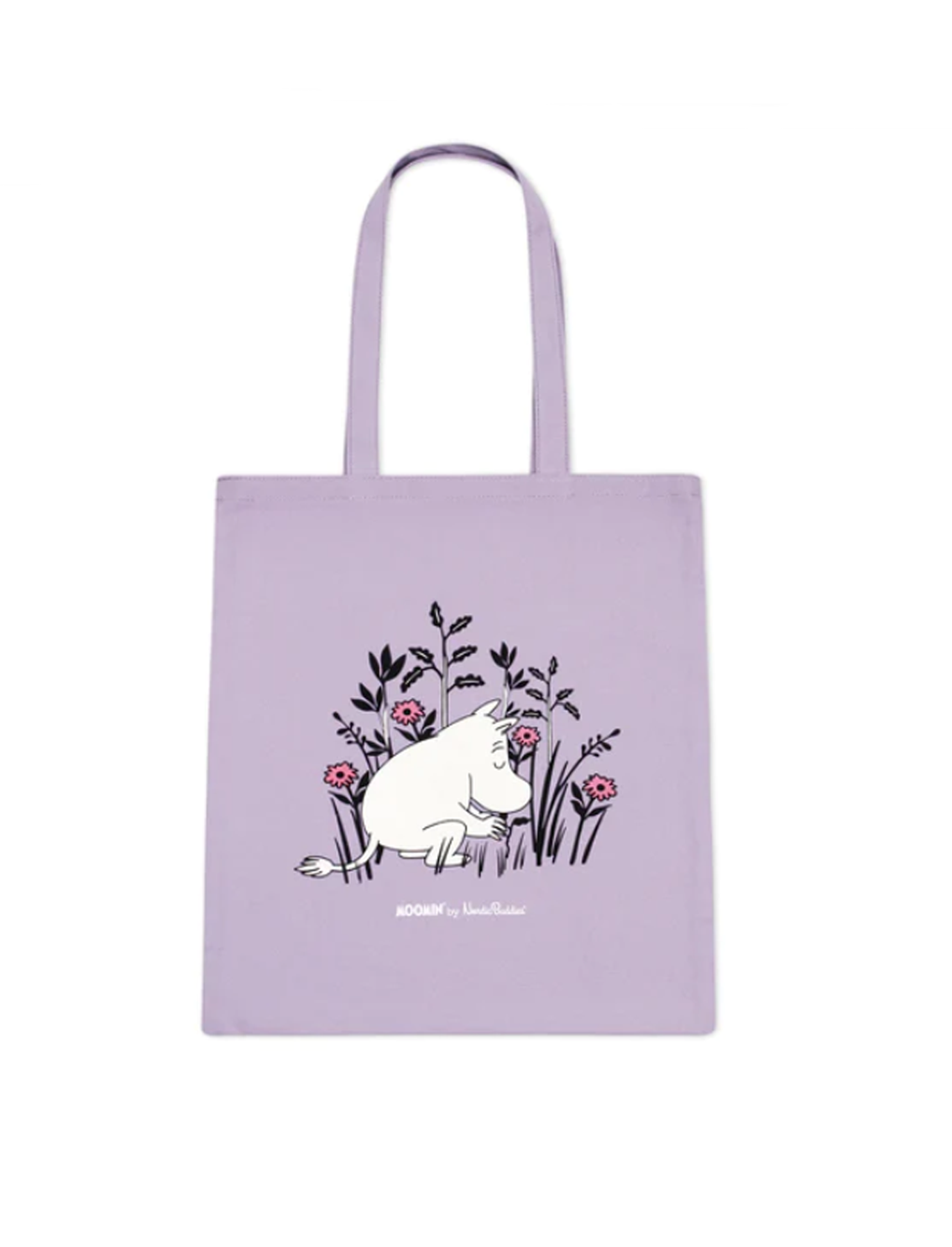 Moomin Purple Cotton Tote Bag Snork Front