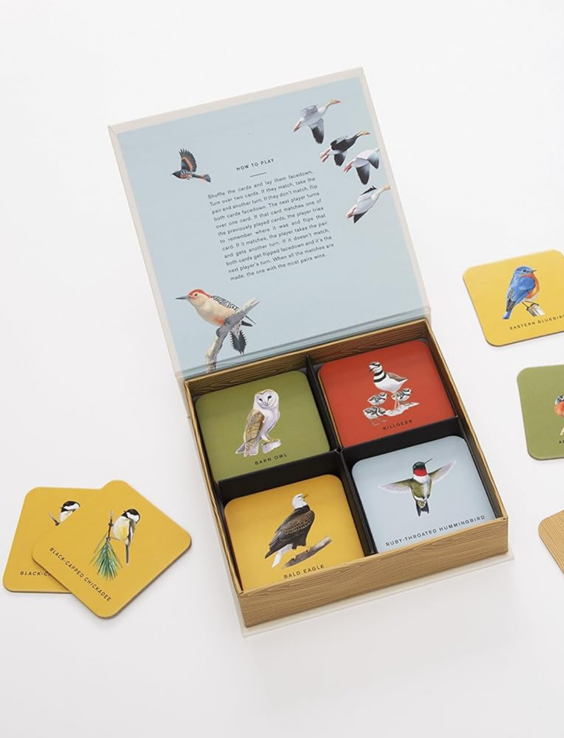 משחק זיכרון: Sibley Backyard Birds