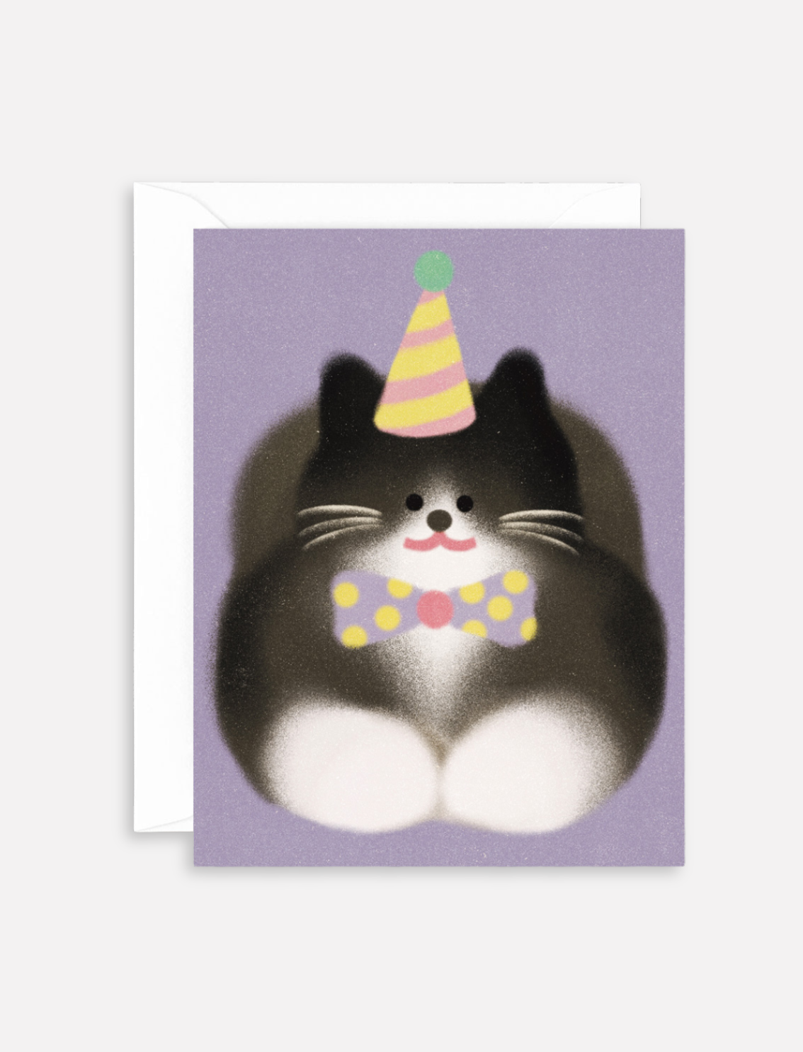 כרטיס ברכה Tuxedo Cat