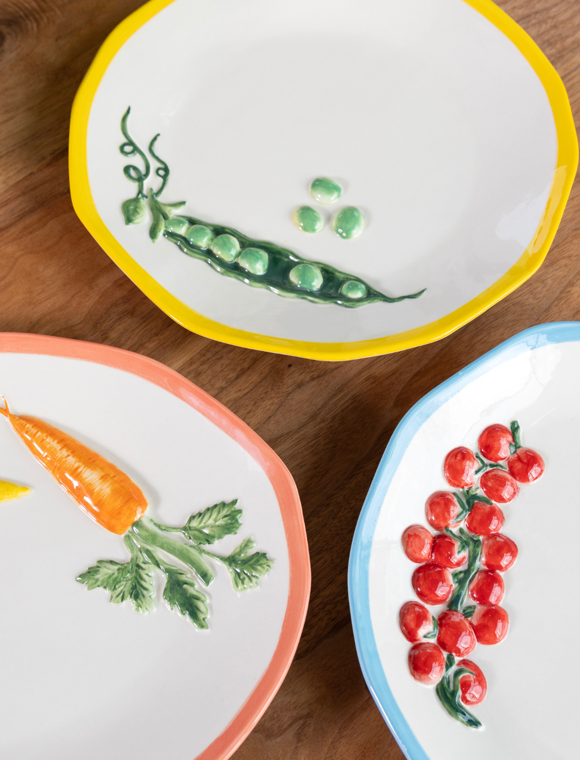 באנדל 3 צלחות הגשה Vegetables