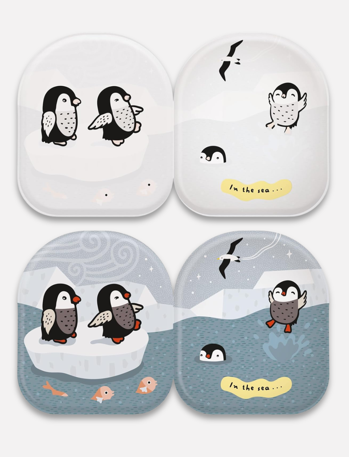 ספר אמבטיה Penguin & Friends