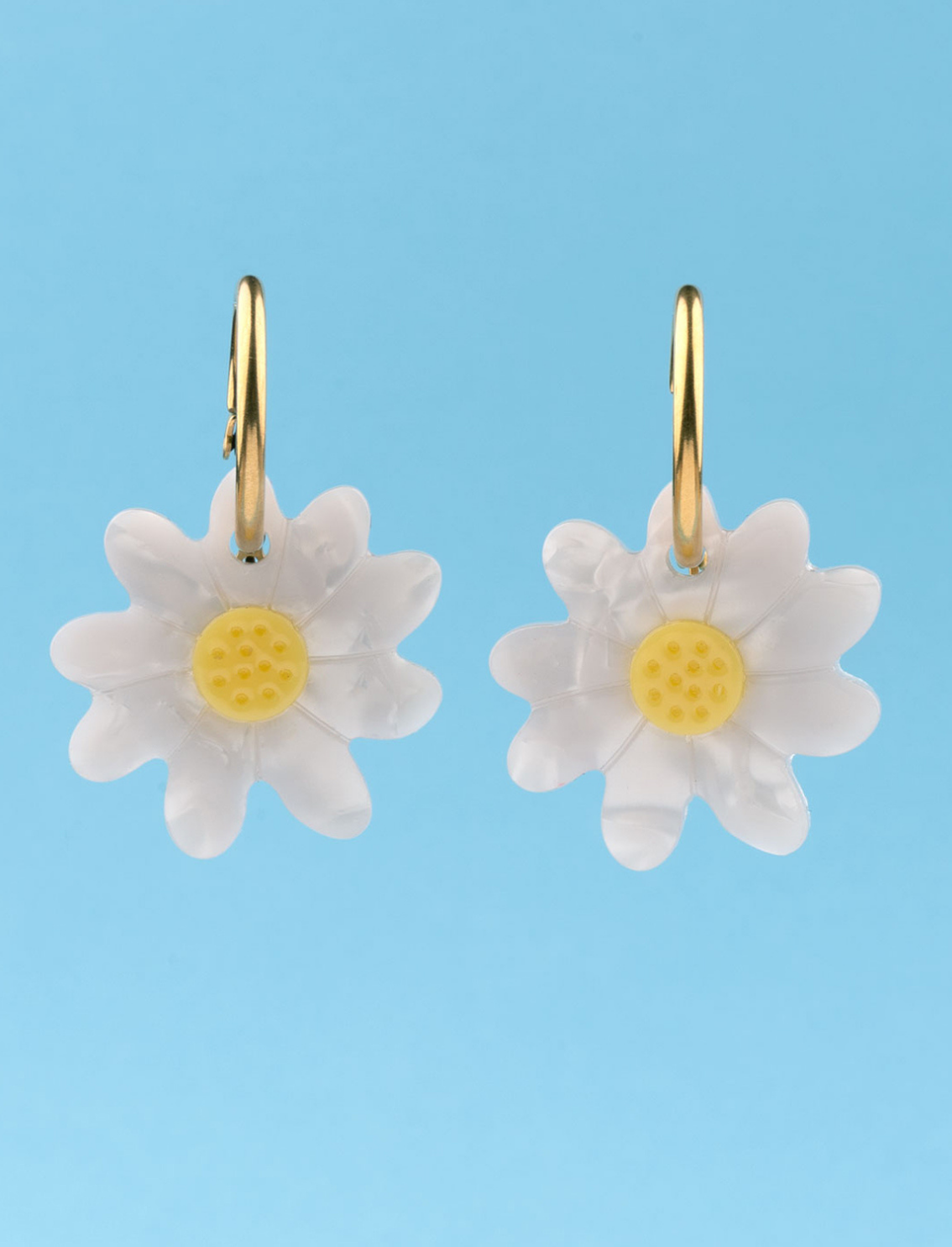 זוג עגילים תלויים Daisy