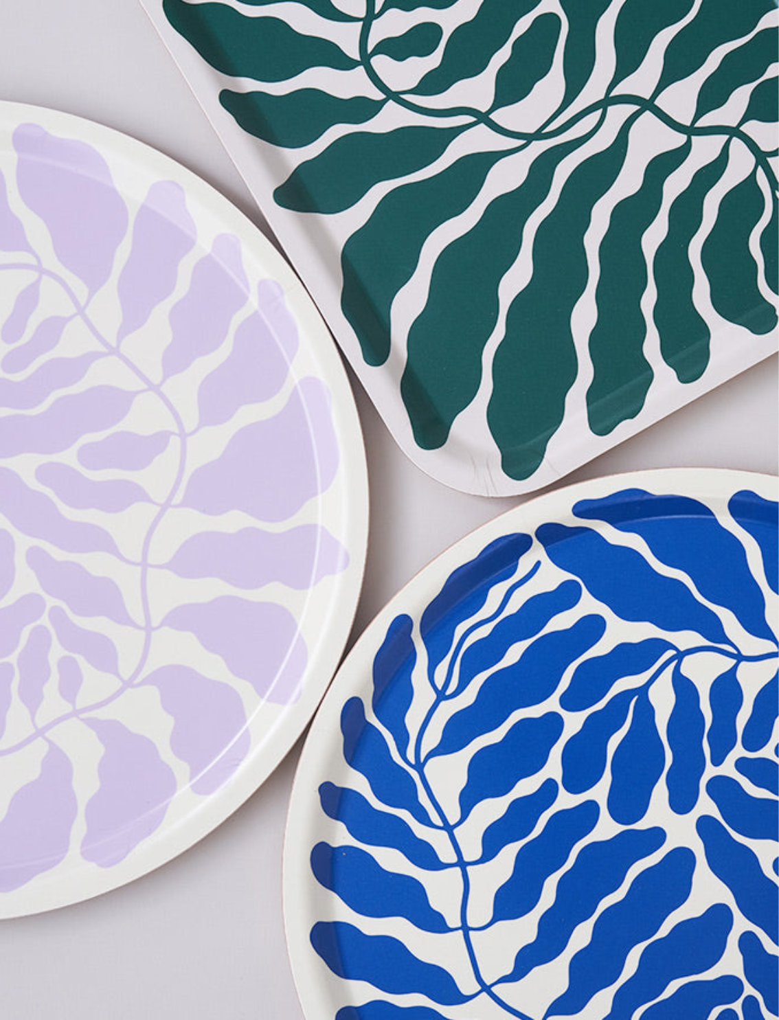 מגש מלבני Green Leaves