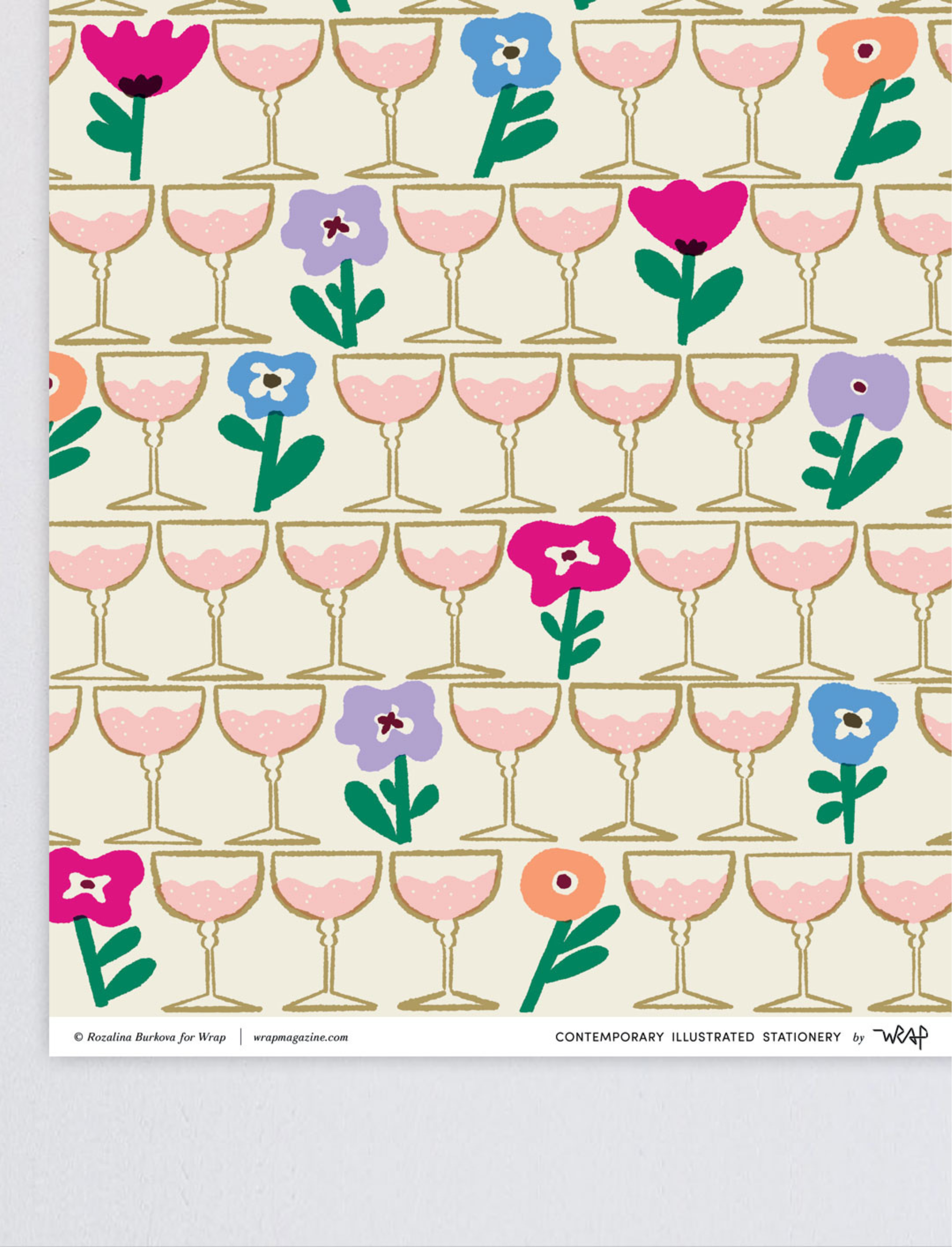 נייר עטיפה Champagne Glasses