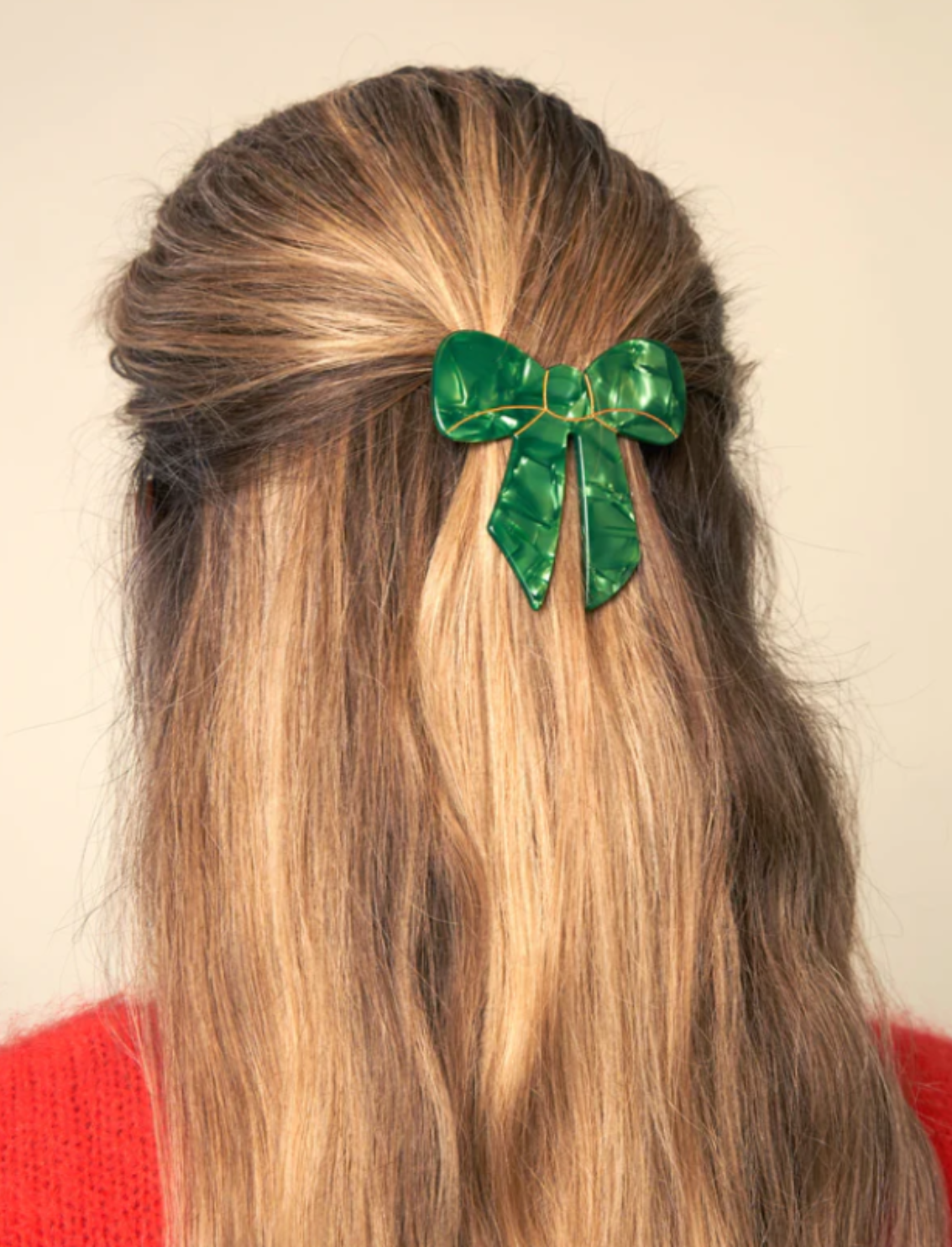 קליפס ברט לשיער Green Bow
