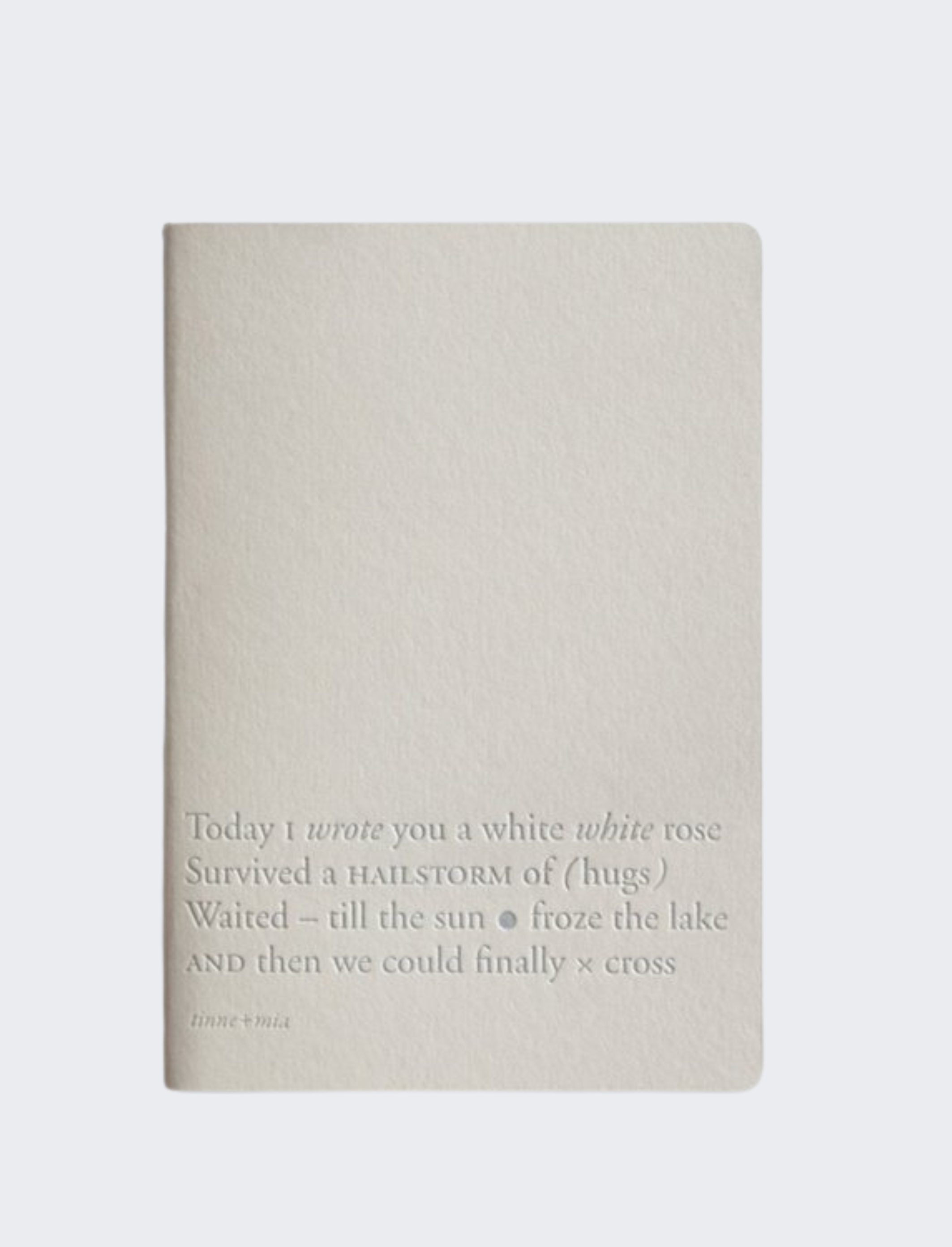 יומן כיס A6 Cloud Dancer