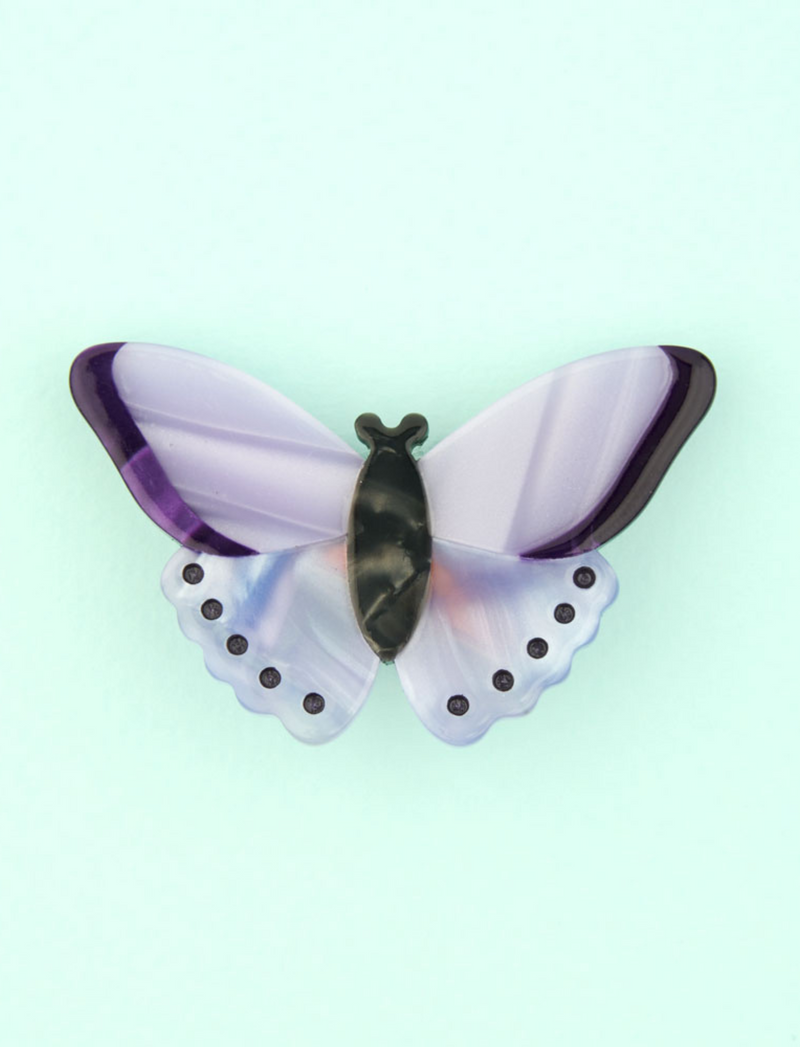 סיכה לשיער Purple Butterfly