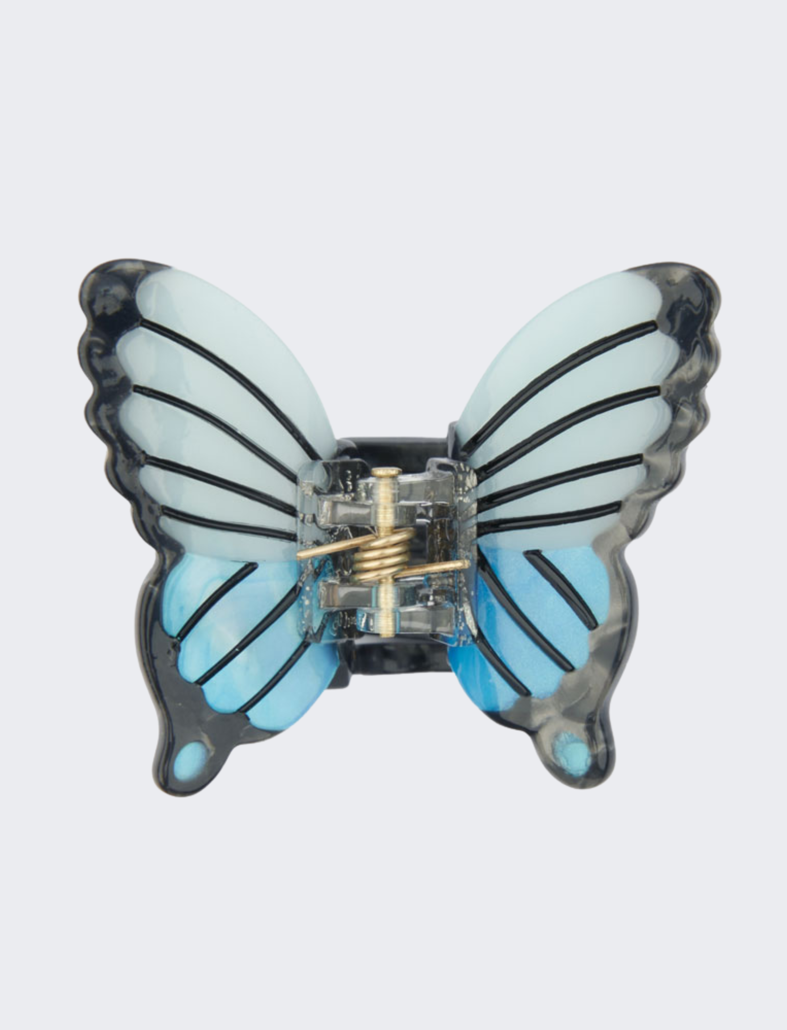 מיני קליפס לשיער Blue Butterfly